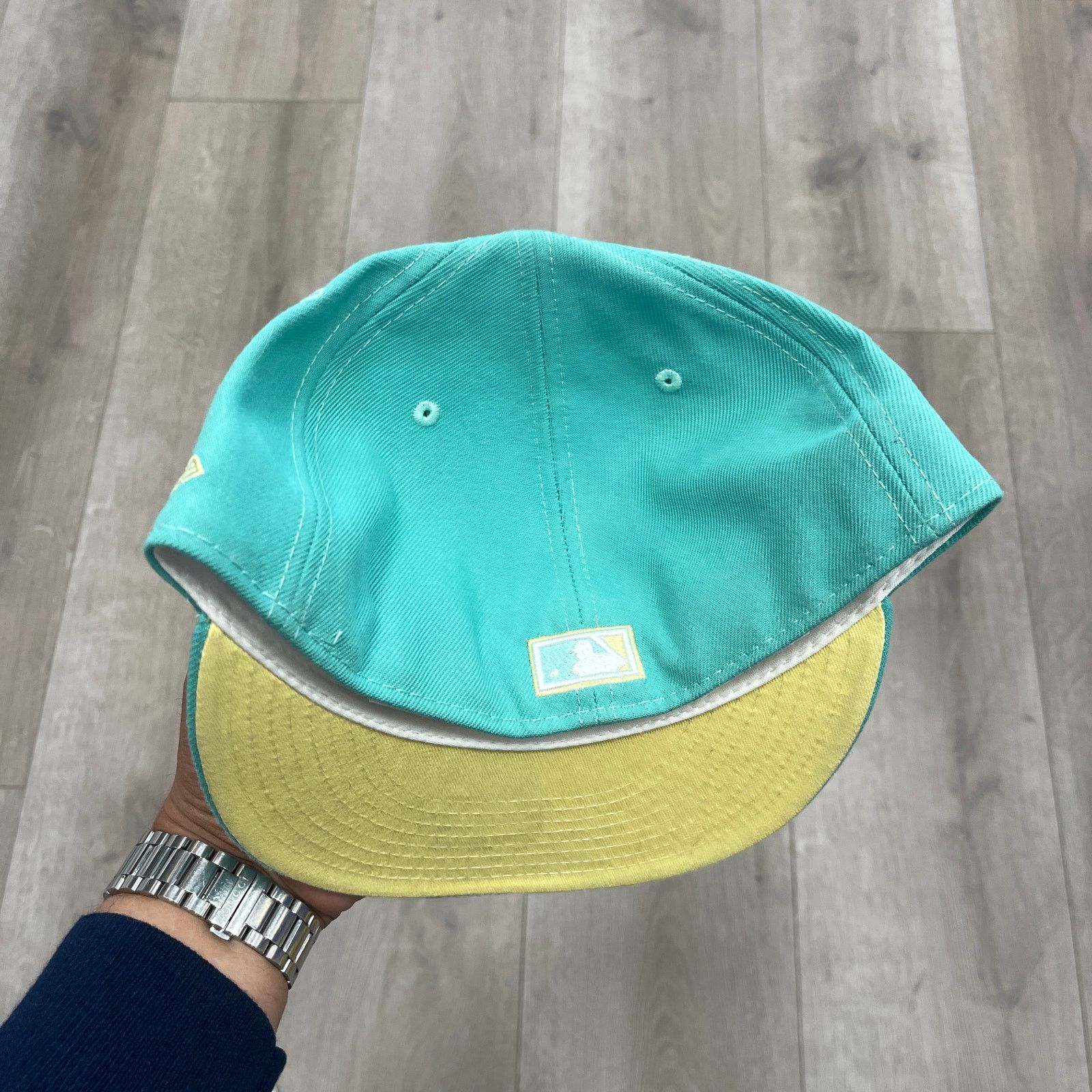 New Era New Era Yankees 1977 All-Star Game Patch Teal Hat 7 1/4 Size ONE SIZE - 4 Thumbnail