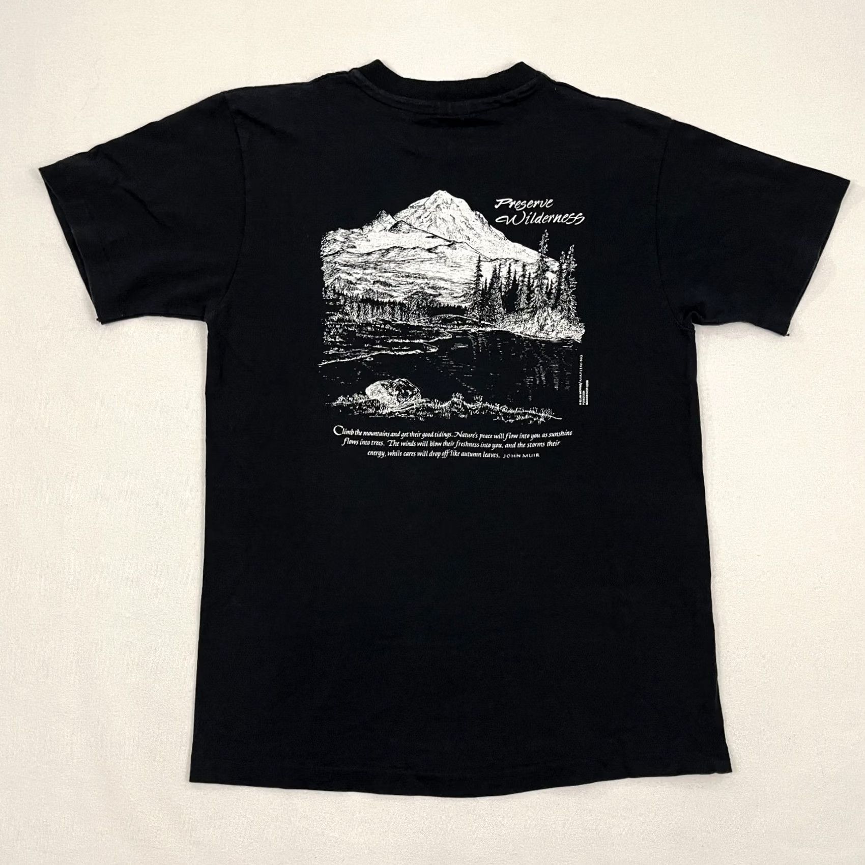 Anvil VINTAGE Jim Morris Shirt Mens M Black Grizzly Bear Nature Wildlife Made in USA Size US M / EU 48-50 / 2 - 3 Thumbnail