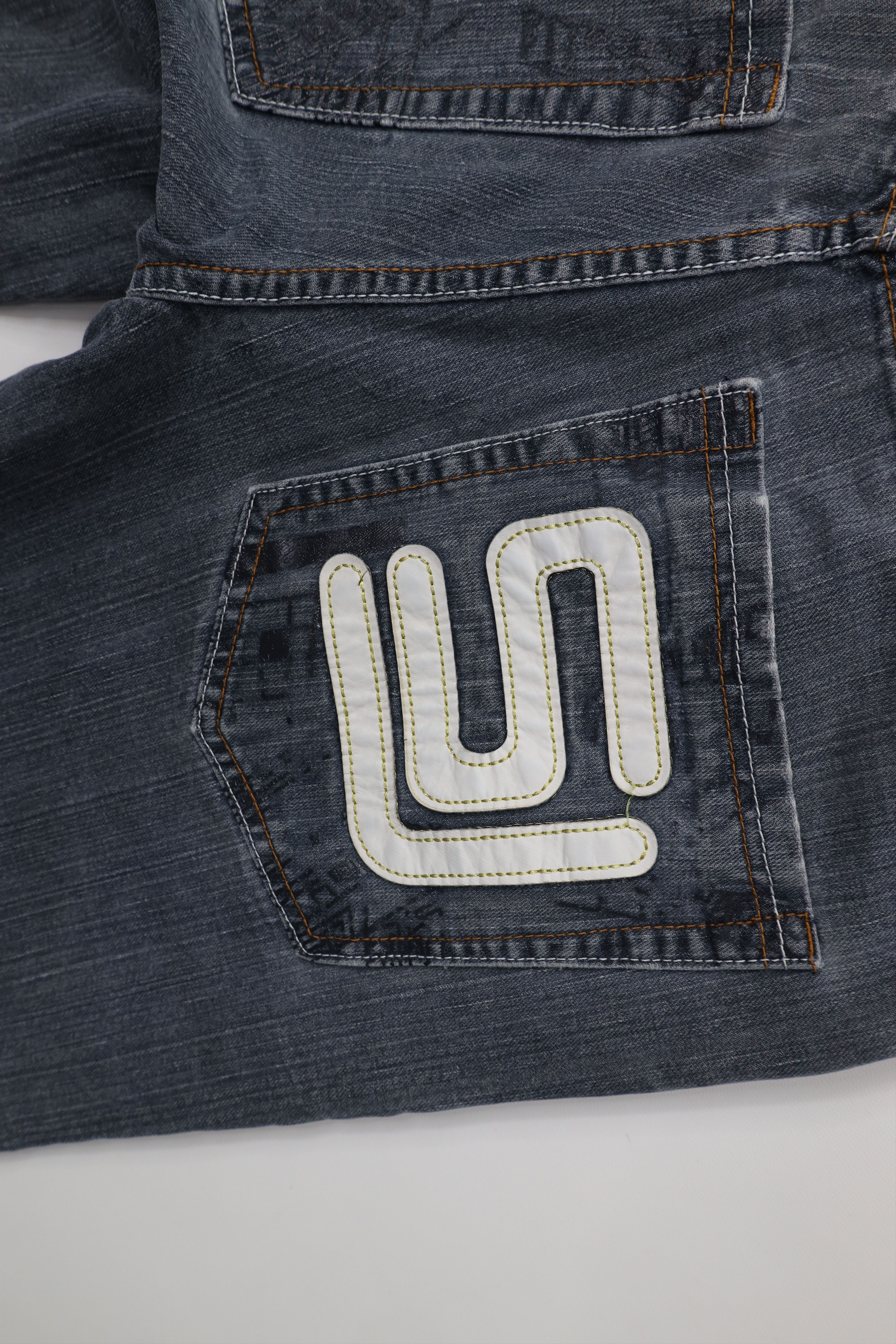 Sean John Vintage 90s Y2K Sean John Baggy Wide Leg Denim Jeans Blue Size US 36 / EU 52 - 17 Thumbnail