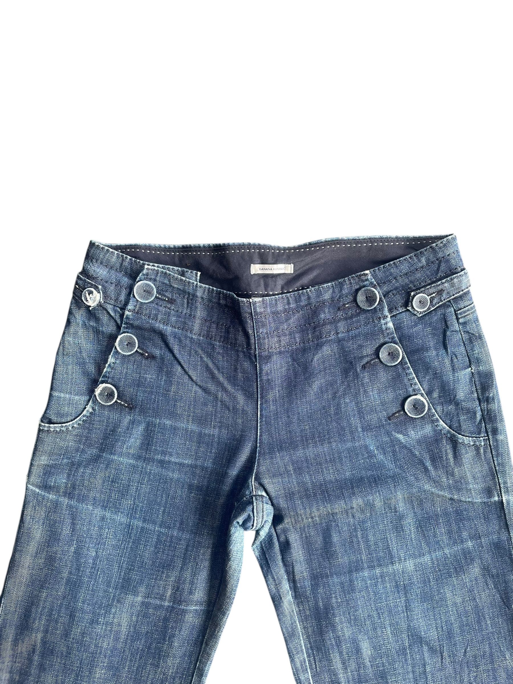 Banana Republic Banana Republic Wide Leg Jeans Size 33" - 3 Thumbnail