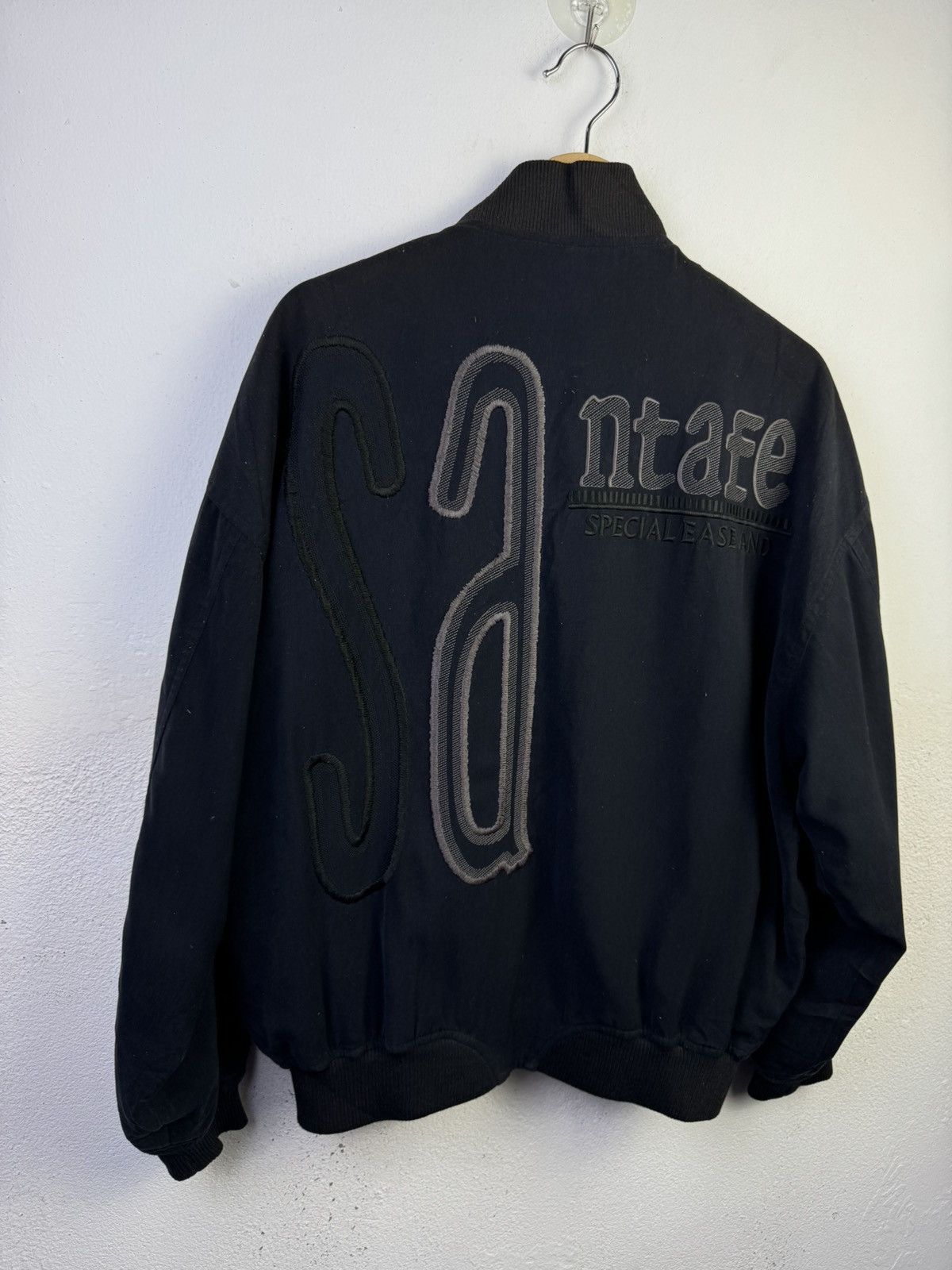 Japanese Brand Vintage Santa Fe Embroided Bomber Jacket Size US M / EU 48-50 / 2 - 6 Thumbnail