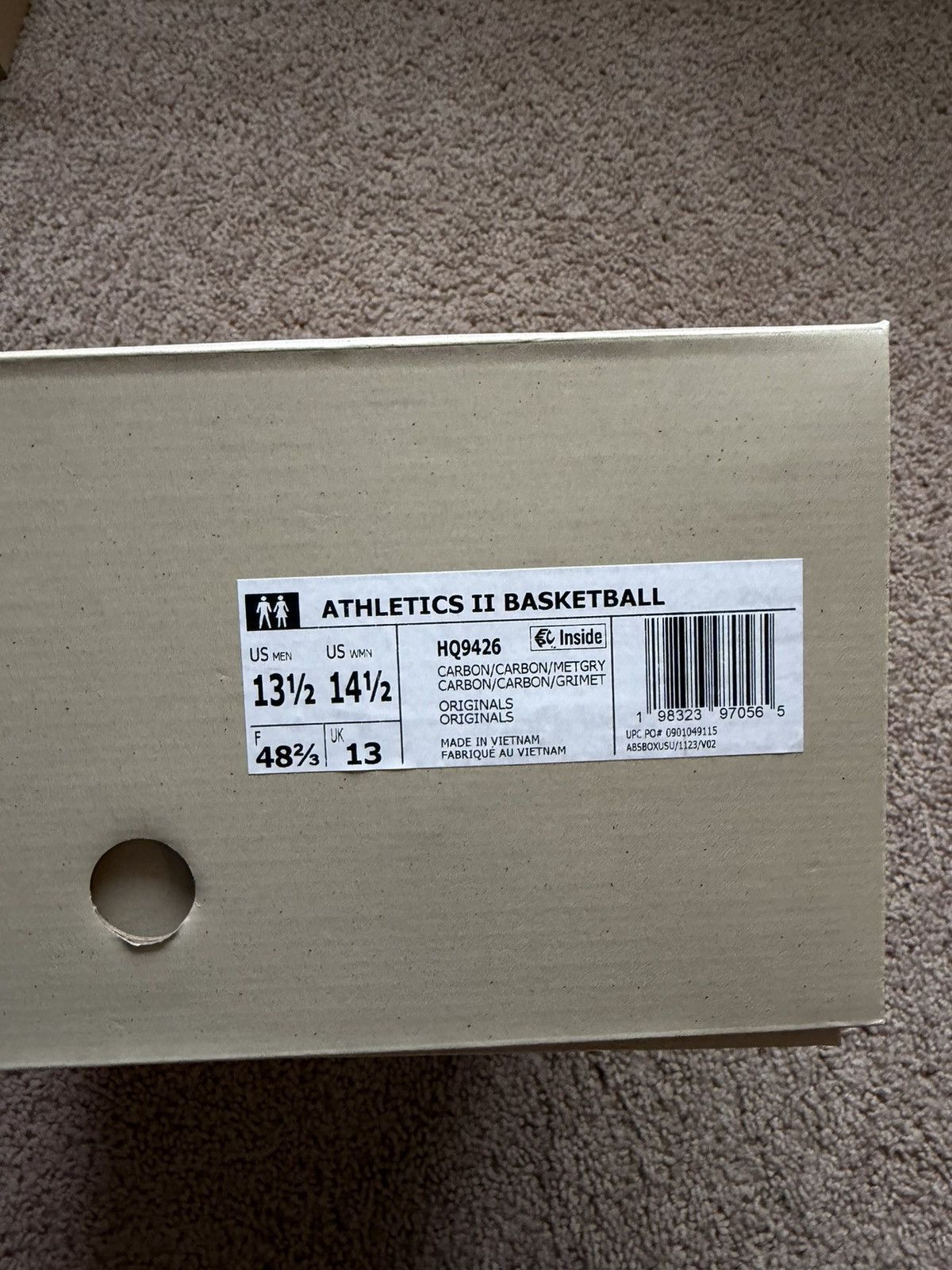 Adidas × Fear of God Fear of God Basketball 2’s. Size 13.5 Size US 13 / EU 46 - 8 Thumbnail