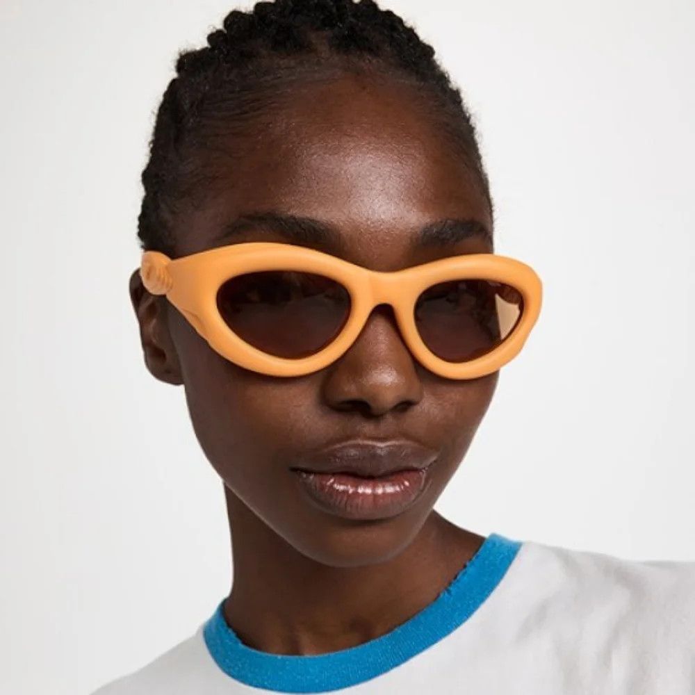Bottega Veneta Orange BV1162S Injection Rubber Sunglasses Size ONE SIZE - 3 Thumbnail
