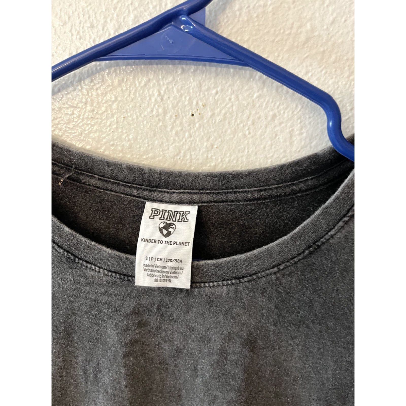 Victoria's Secret Victoria's Secret Pink Gray Dress Short Sleeve Runched Sides Mini Size Small Size 28" / US 6 / IT 42 - 2 Thumbnail