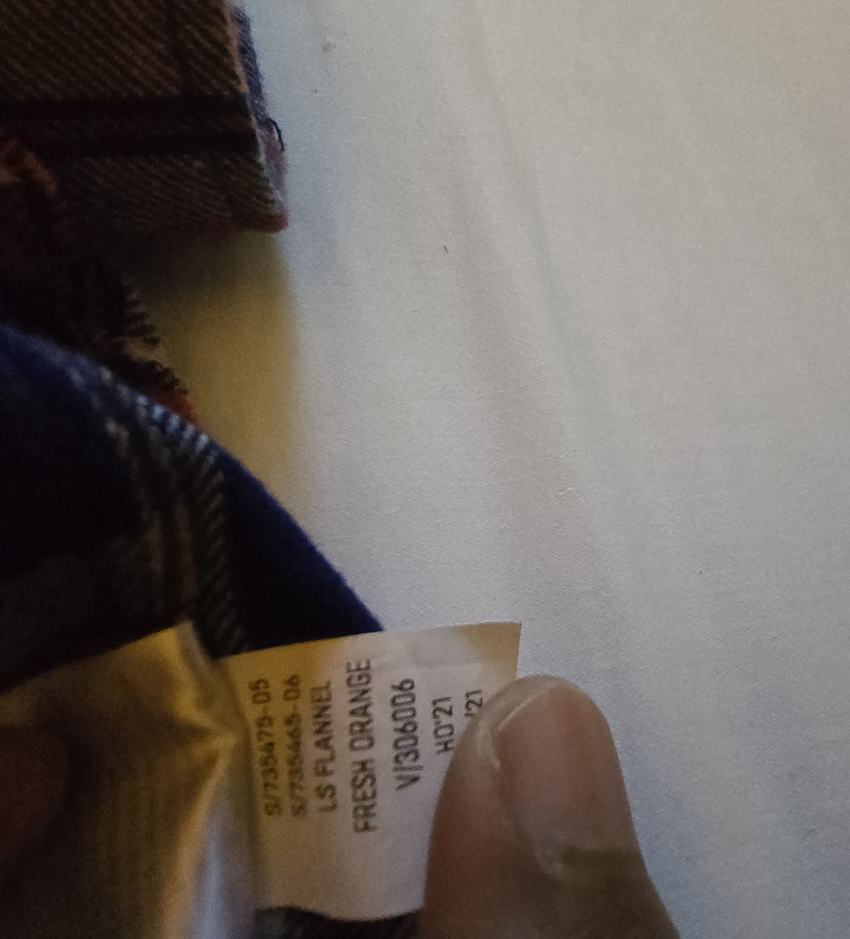 Gap Gap Orange Flannel sz L Size US L / EU 52-54 / 3 - 4 Thumbnail