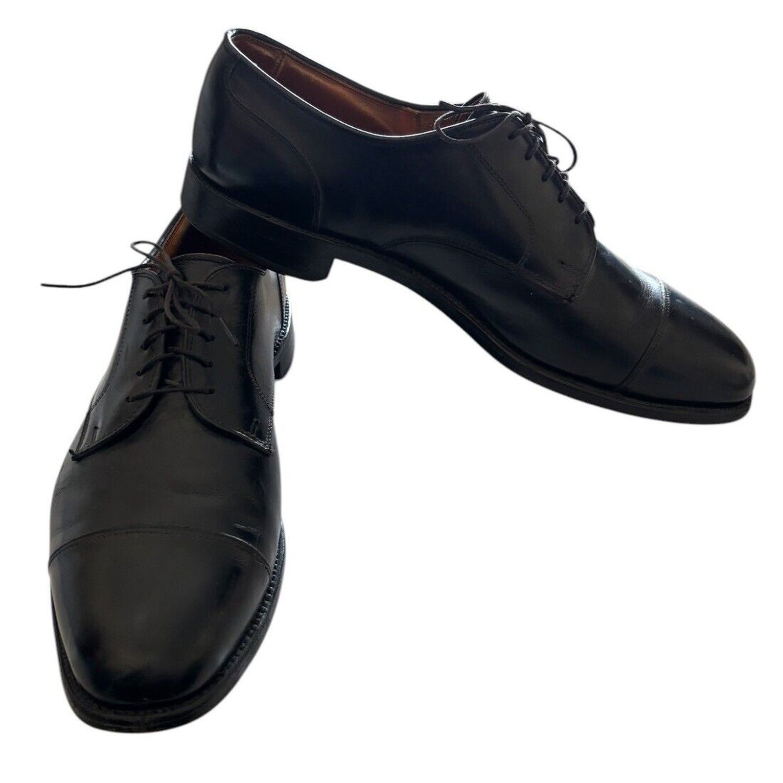 Allen Edmonds Allen Edmonds 10.5 Cap Toe Cortland Men Dress Shoes Leather Size US 10 / EU 43 - 2 Thumbnail