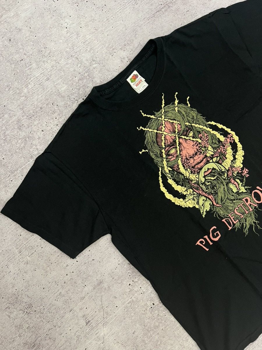 Band Tees Pig Destroyer vintage Rock T-Shirt Size US L / EU 52-54 / 3 - 4 Thumbnail