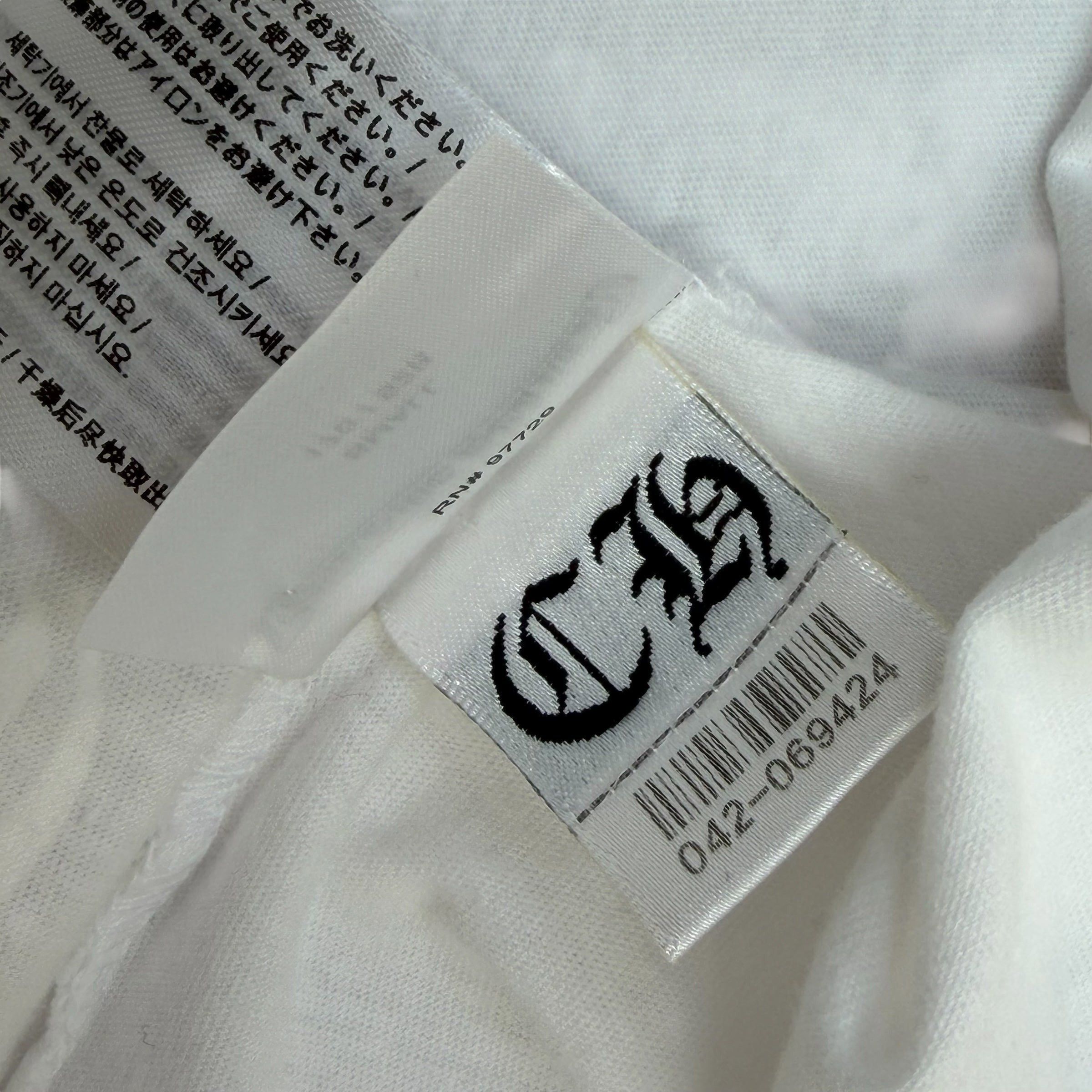Chrome Hearts Chrome Hearts Blue Neck Logo Tee S Size US S / EU 44-46 / 1 - 5 Thumbnail