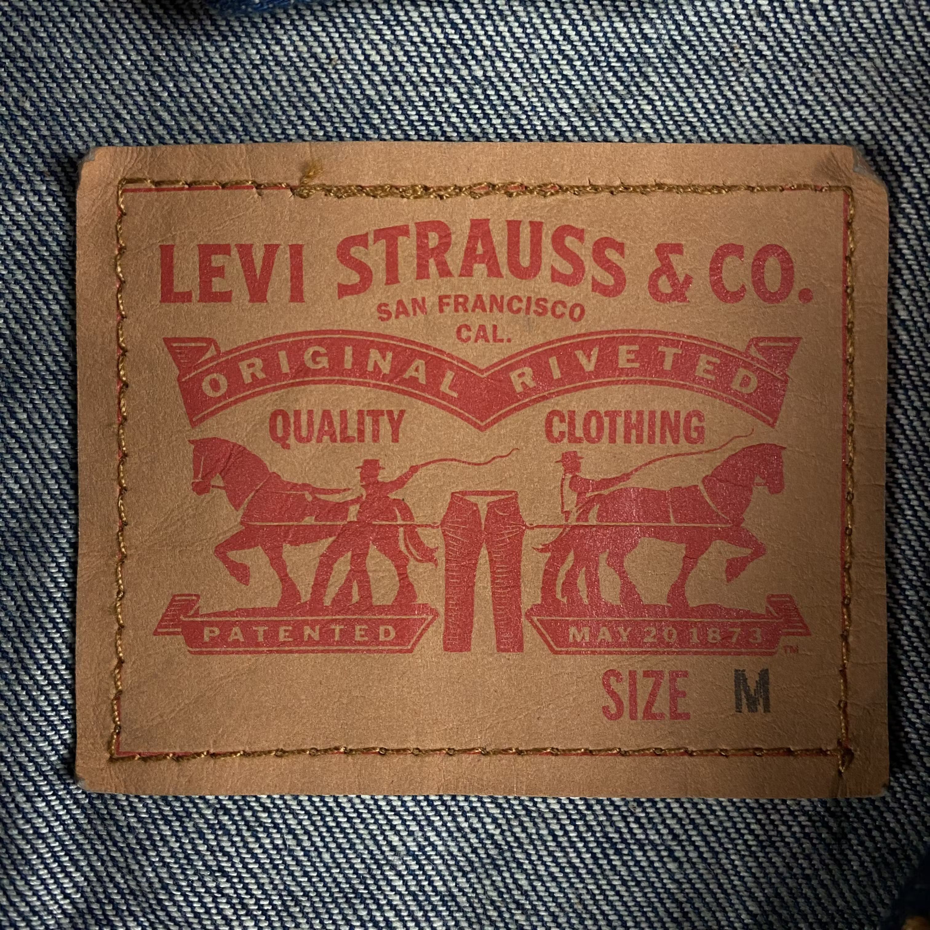 Levi's × Levi's Vintage Clothing × Vintage Men’s Denim Bomber Jacket Levi’s Vintage Size M Size US M / EU 48-50 / 2 - 4 Thumbnail