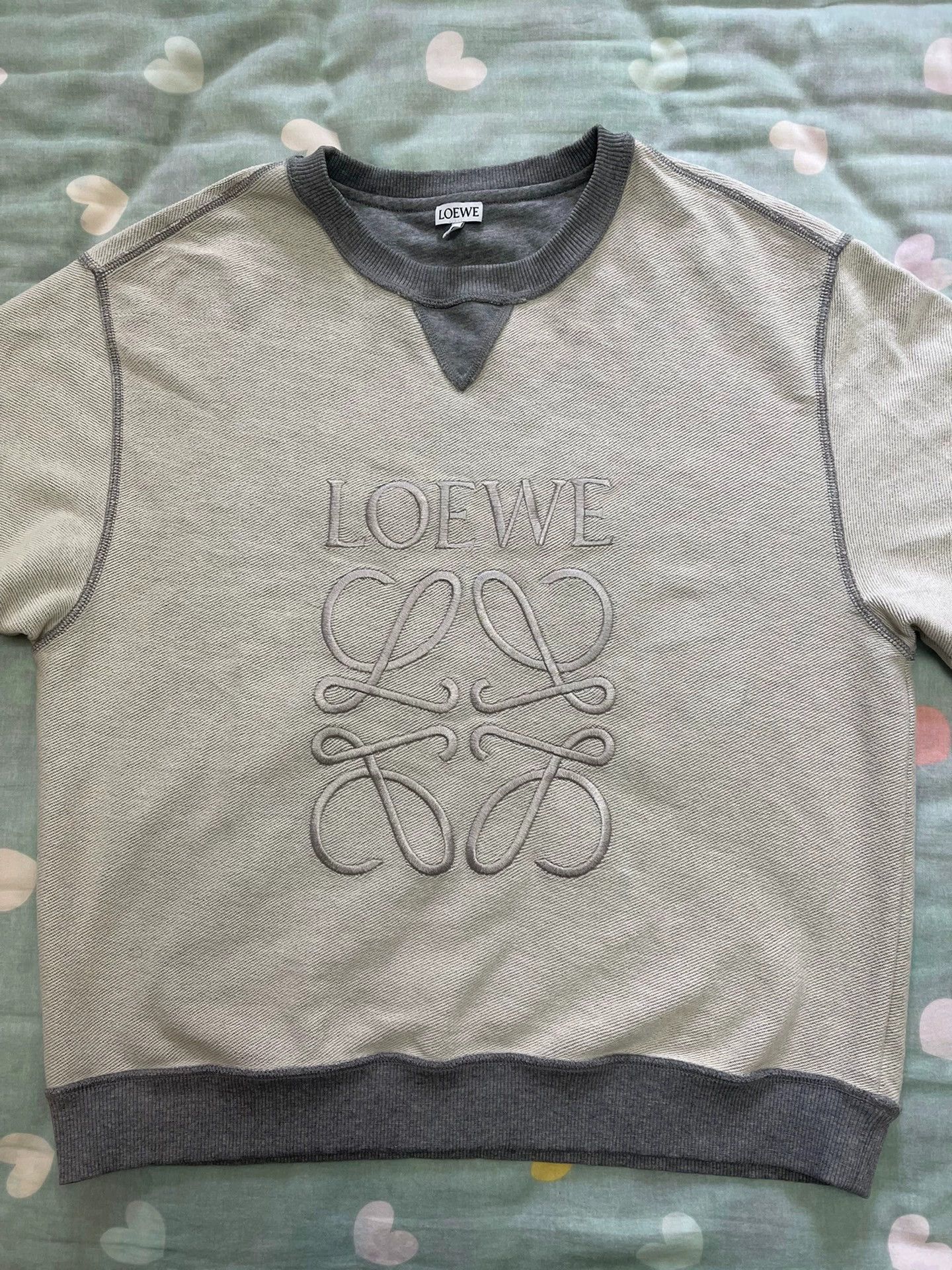 Loewe Loewe new unisex gray regular fit sweatshirt M Size US M / EU 48-50 / 2 - 1 Thumbnail