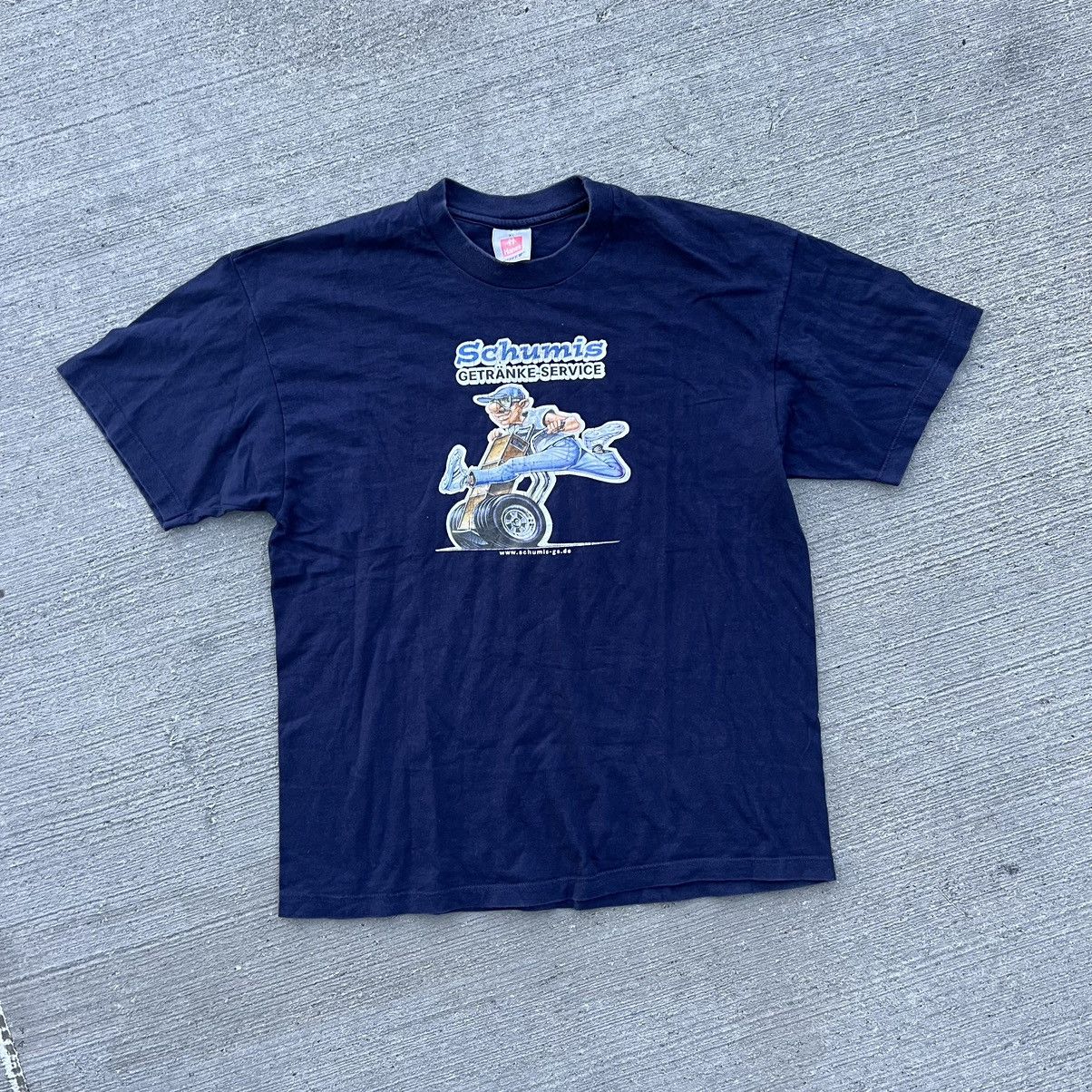 Japanese Brand × Vintage Vintage Funny Print Graphic Printed Vintage T Shirt Size US XL / EU 56 / 4 - 1 Thumbnail