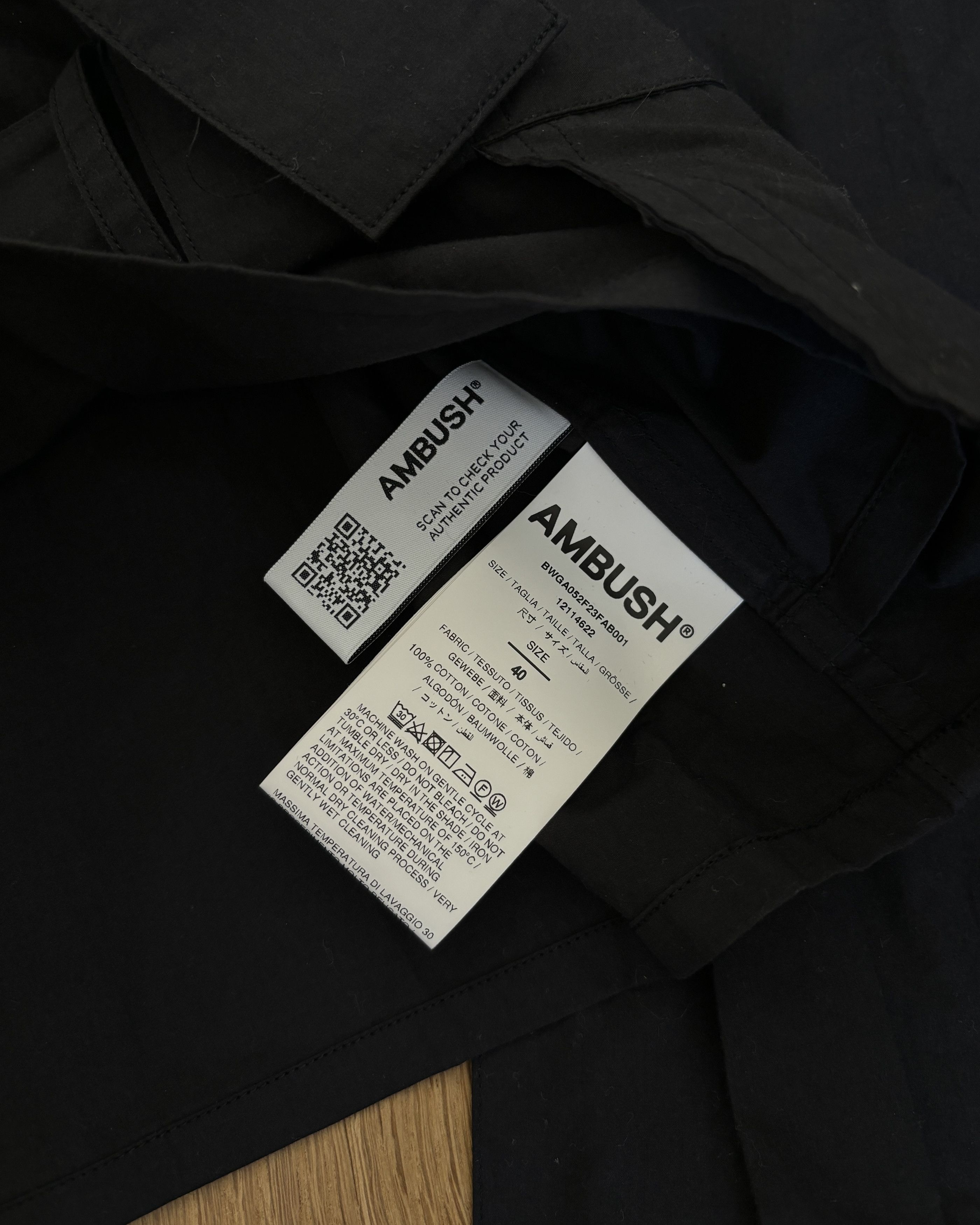Ambush Design AMBUSH harness-detail cropped shirt Size US XXS / EU 40 - 5 Thumbnail