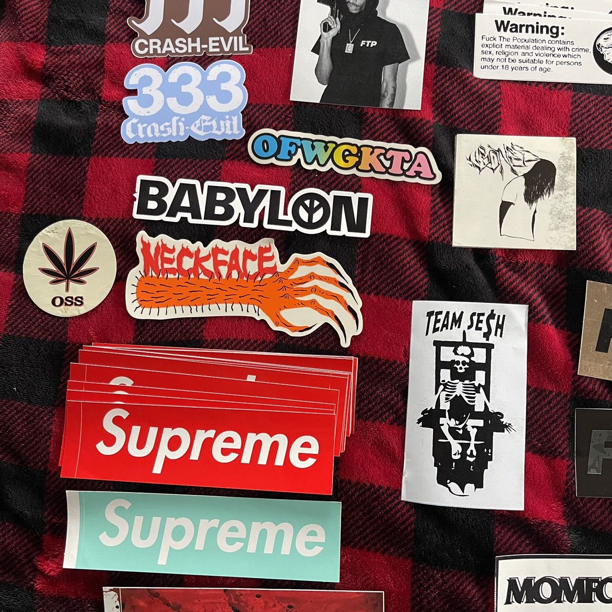 Fuck The Population FTP STICKER LOT Size ONE SIZE - 3 Thumbnail
