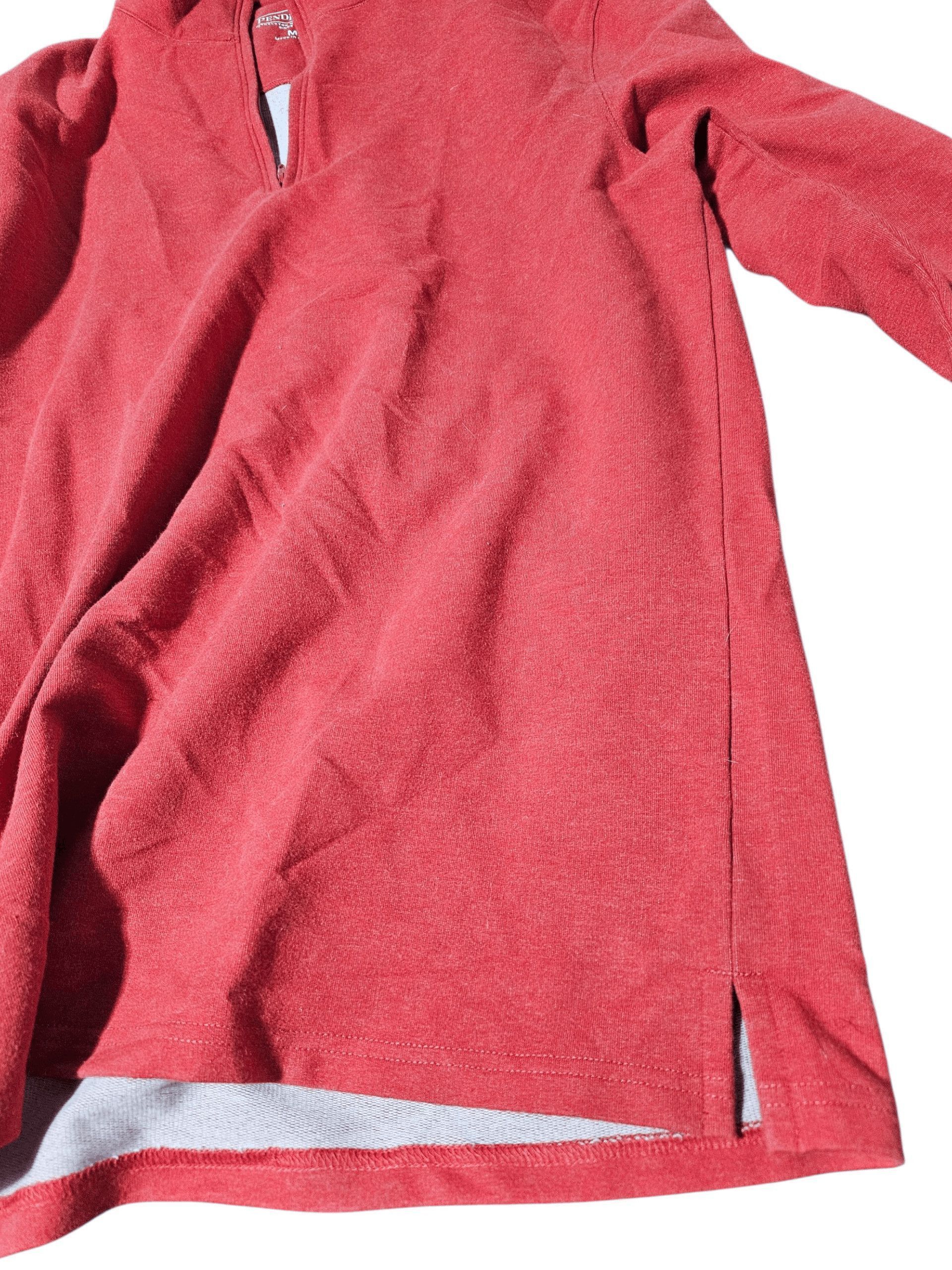 Pendleton Pendleton Mens M Pullover 1/4 Zip Sweater Red Long Sleeve Size US M / EU 48-50 / 2 - 5 Thumbnail