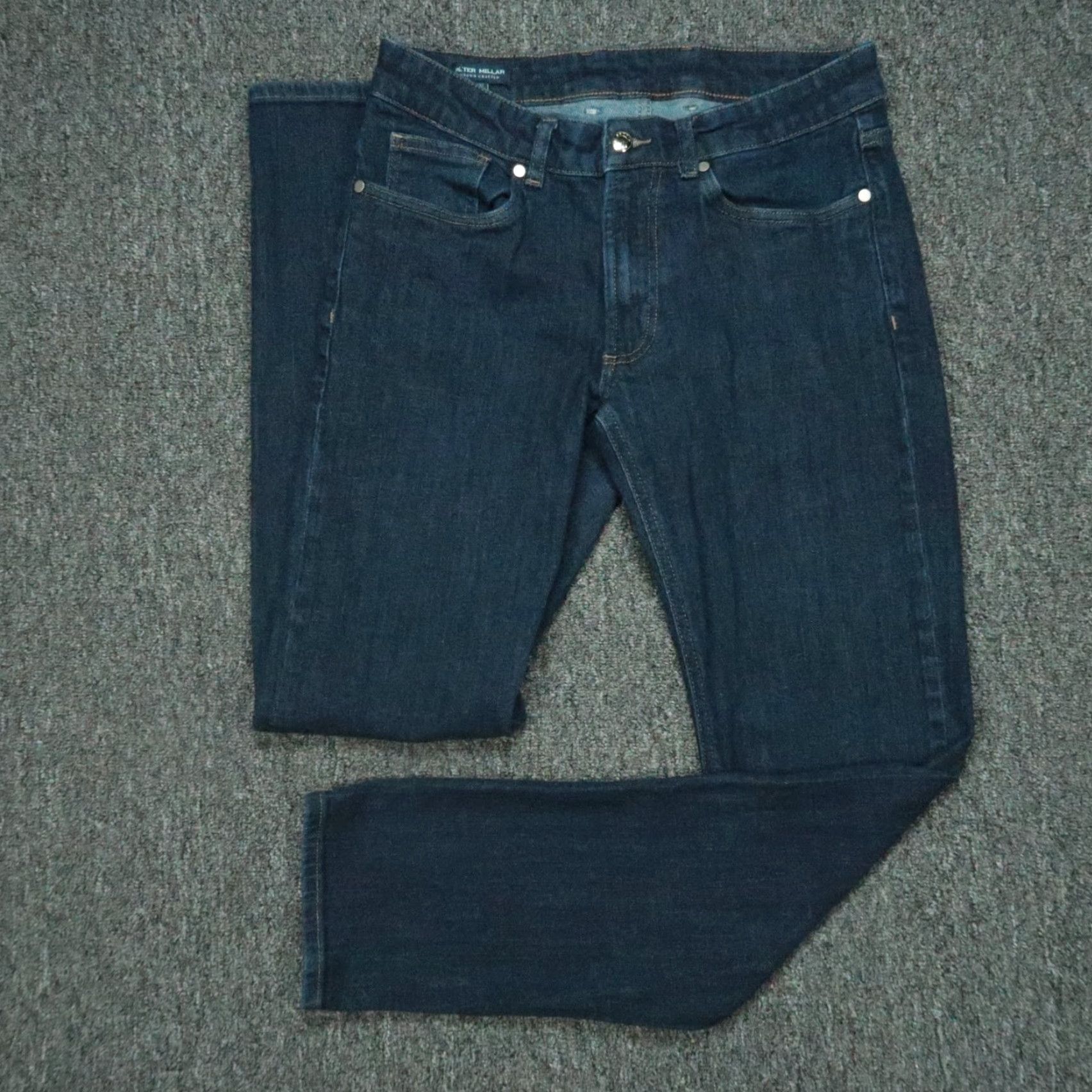 Peter Millar Peter Millar Jeans Mens 30x32 Blue Vintage Washed 5 Pocket Crown Denim Shirt? Size US 30 / EU 46 - 2 Thumbnail