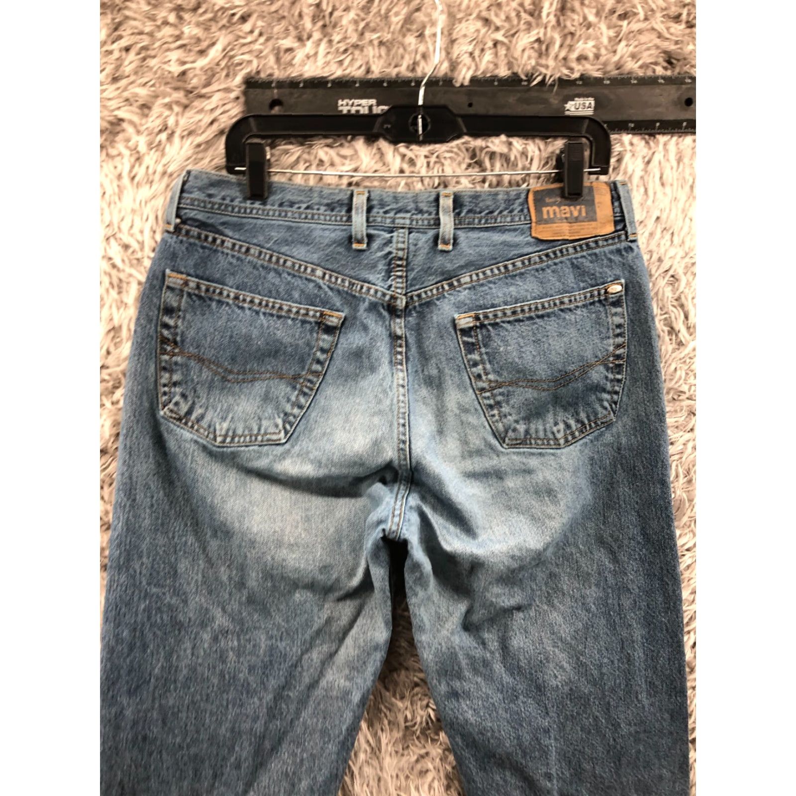Mavi Mavi Dylan Jeans Mid Straight 269 33x27 Mens Blue Size US 33 - 7 Thumbnail