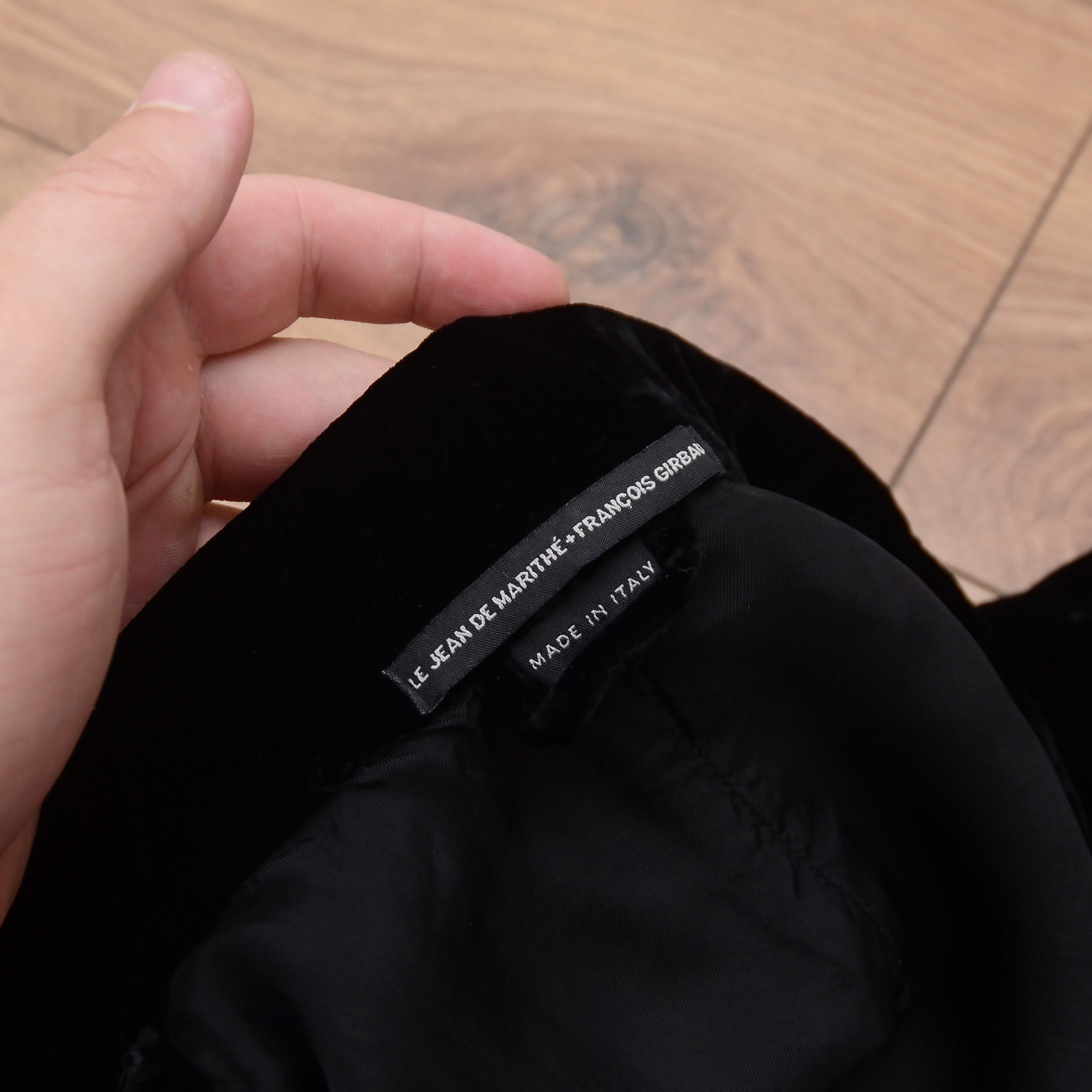 Marithe + Francois Girbaud Rare Marithé François Girbaud Black Silk Velvet Blazer Size S / US 4 / IT 40 - 16 Thumbnail