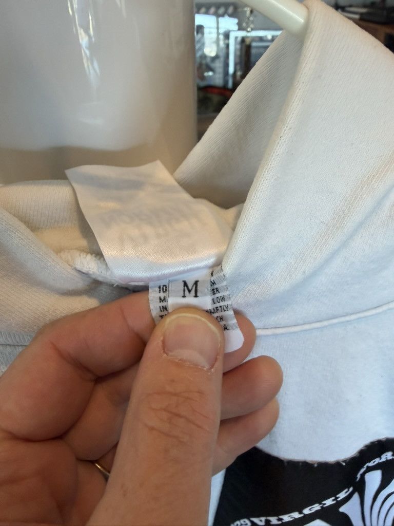 Virgil Normal White Hoodie from Virgil Normal! Hotness Size US M / EU 48-50 / 2 - 3 Thumbnail