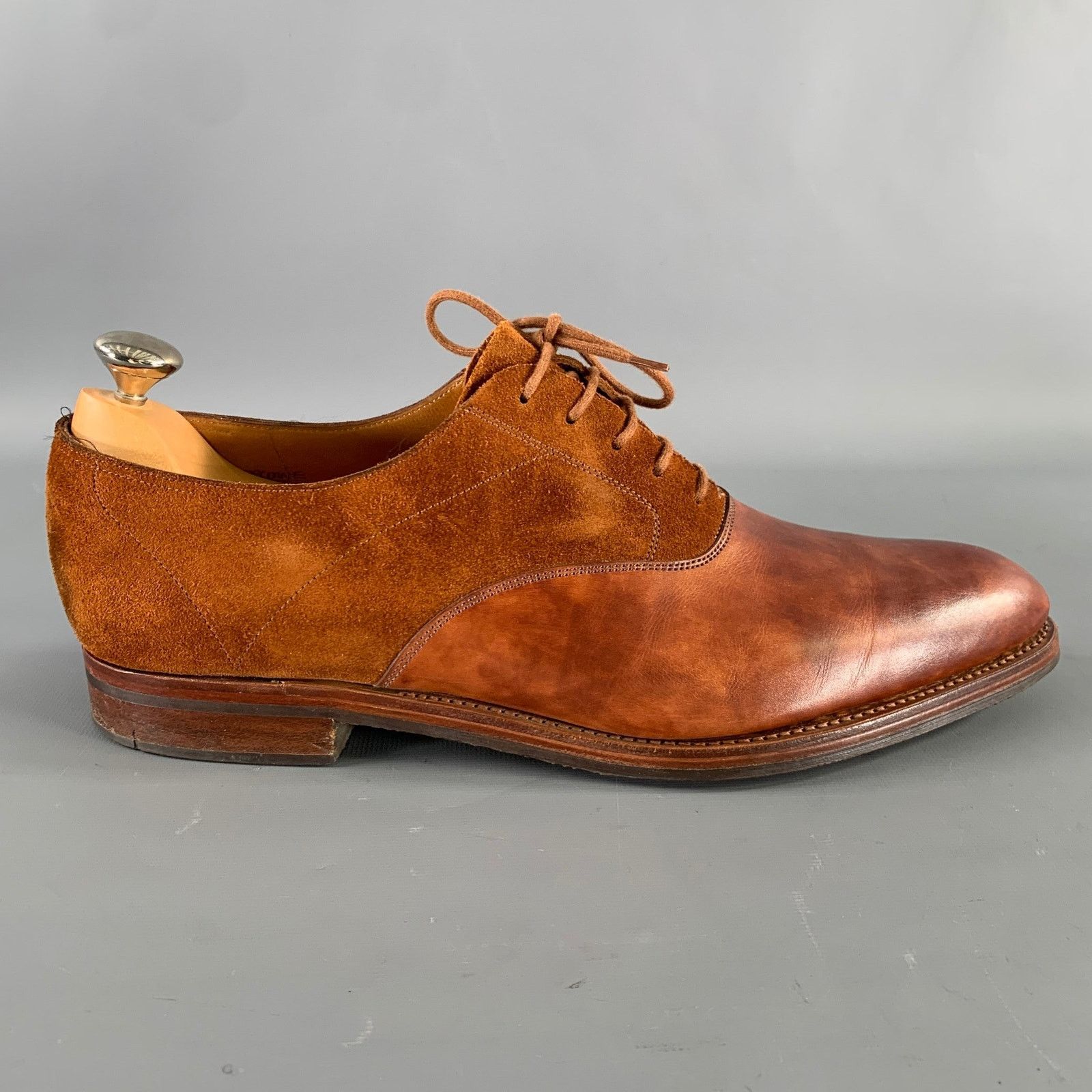 John Lobb JOHN LOBB Size 9 Camel Leather Pointed Toe Lace Up Shoes Size US 9 / EU 42 - 2 Thumbnail