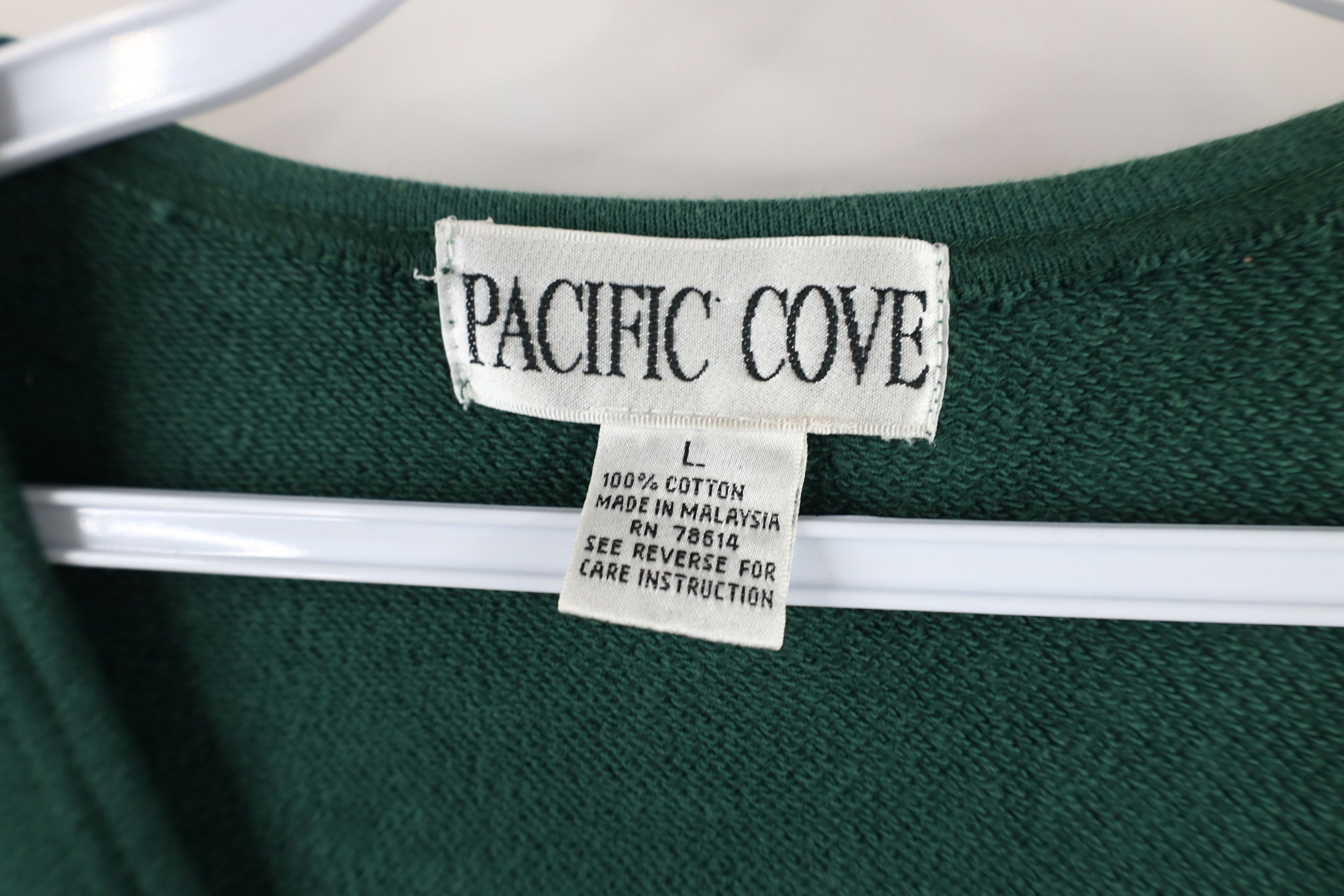Vintage Vintage 90s Streetwear Baggy Toggle Button Vest Sweatshirt Size L / US 10 / IT 46 - 7 Thumbnail