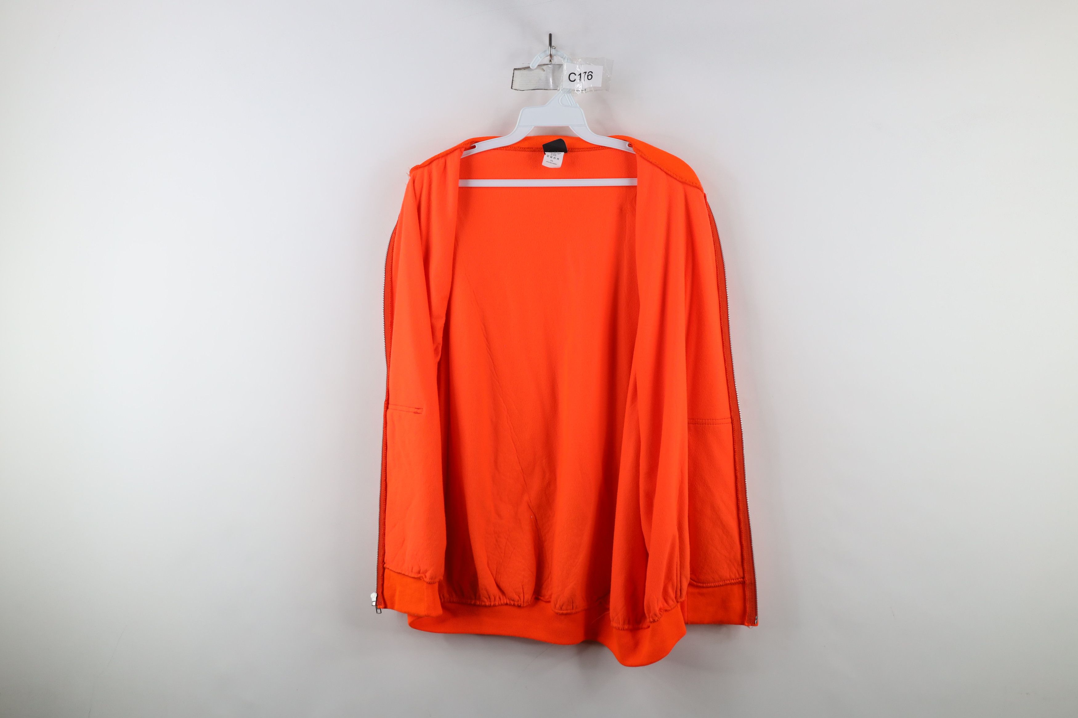 Vintage Vintage 90s Full Zip Sleeveless Vest Jacket Blaze Orange USA Size US XXL / EU 58 / 5 - 8 Thumbnail