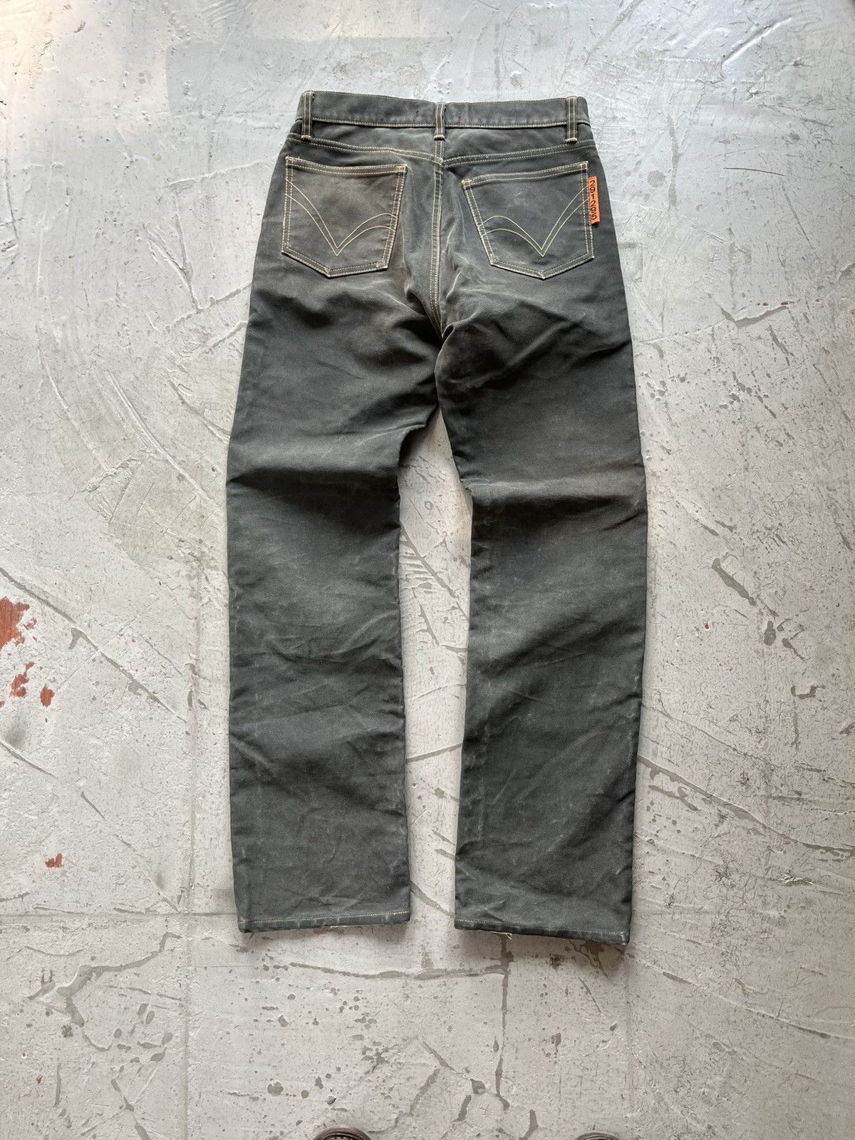 If Six Was Nine × Japanese Brand × Le Grande Bleu (L.G.B.) 💥291295=Homme Faded Suede biker jeans style sz II Size US 30 / EU 46 - 2 Thumbnail