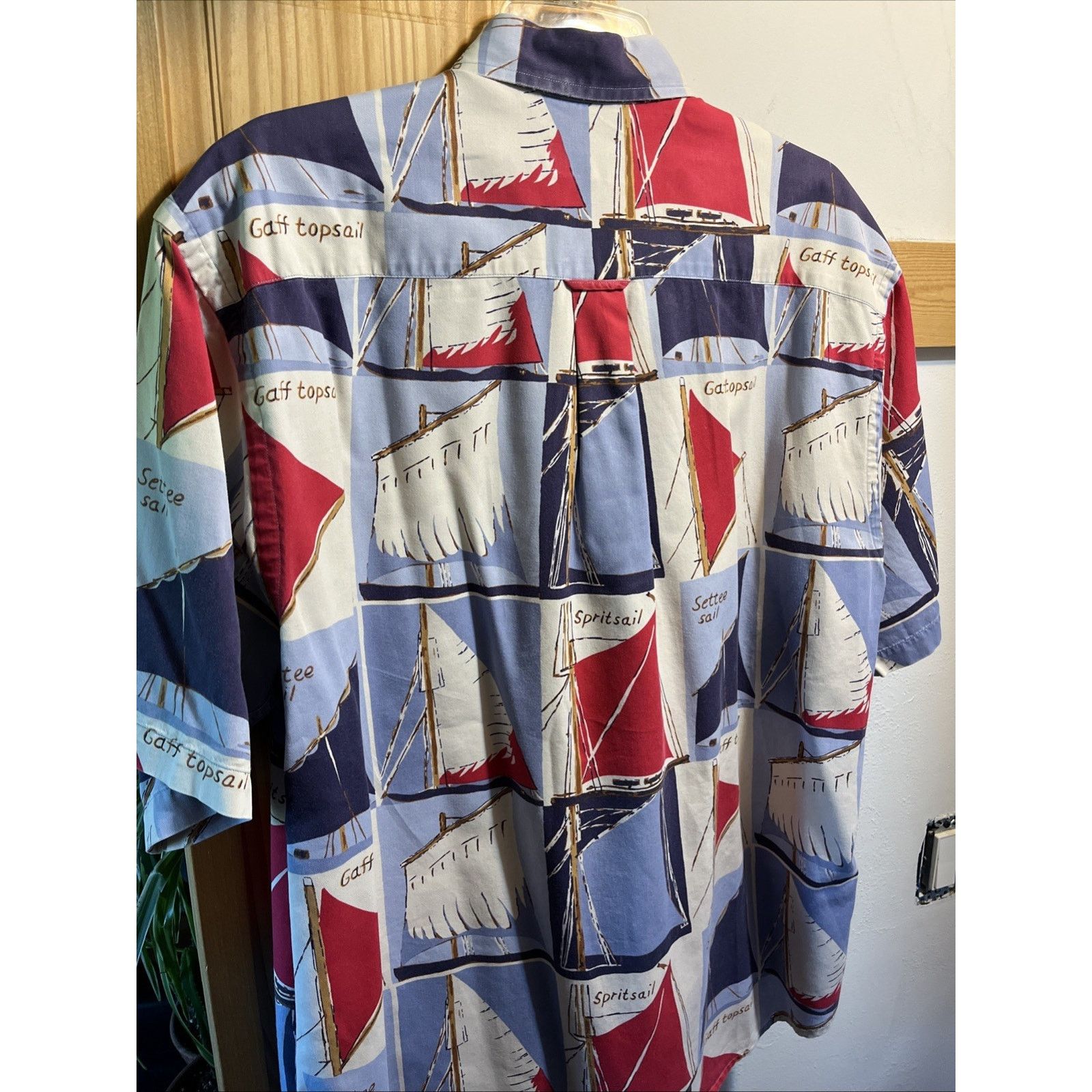Nautica Nautica Vintage Shirt Mens M Sailboat Button Up Short Sleeve Size US M / EU 48-50 / 2 - 6 Thumbnail