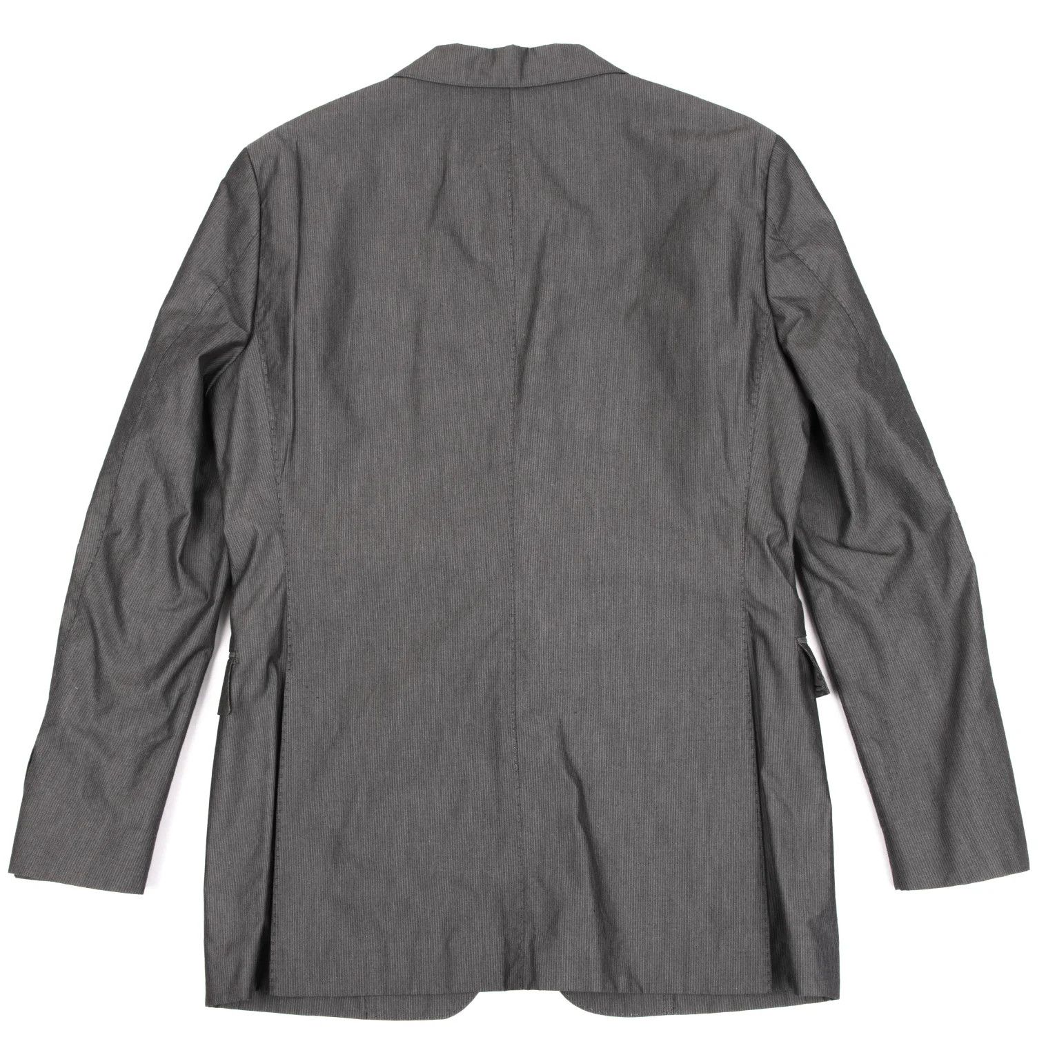 Burberry Gray Check Stripe Jacket in Size M Size US M / EU 48-50 / 2 - 10 Thumbnail