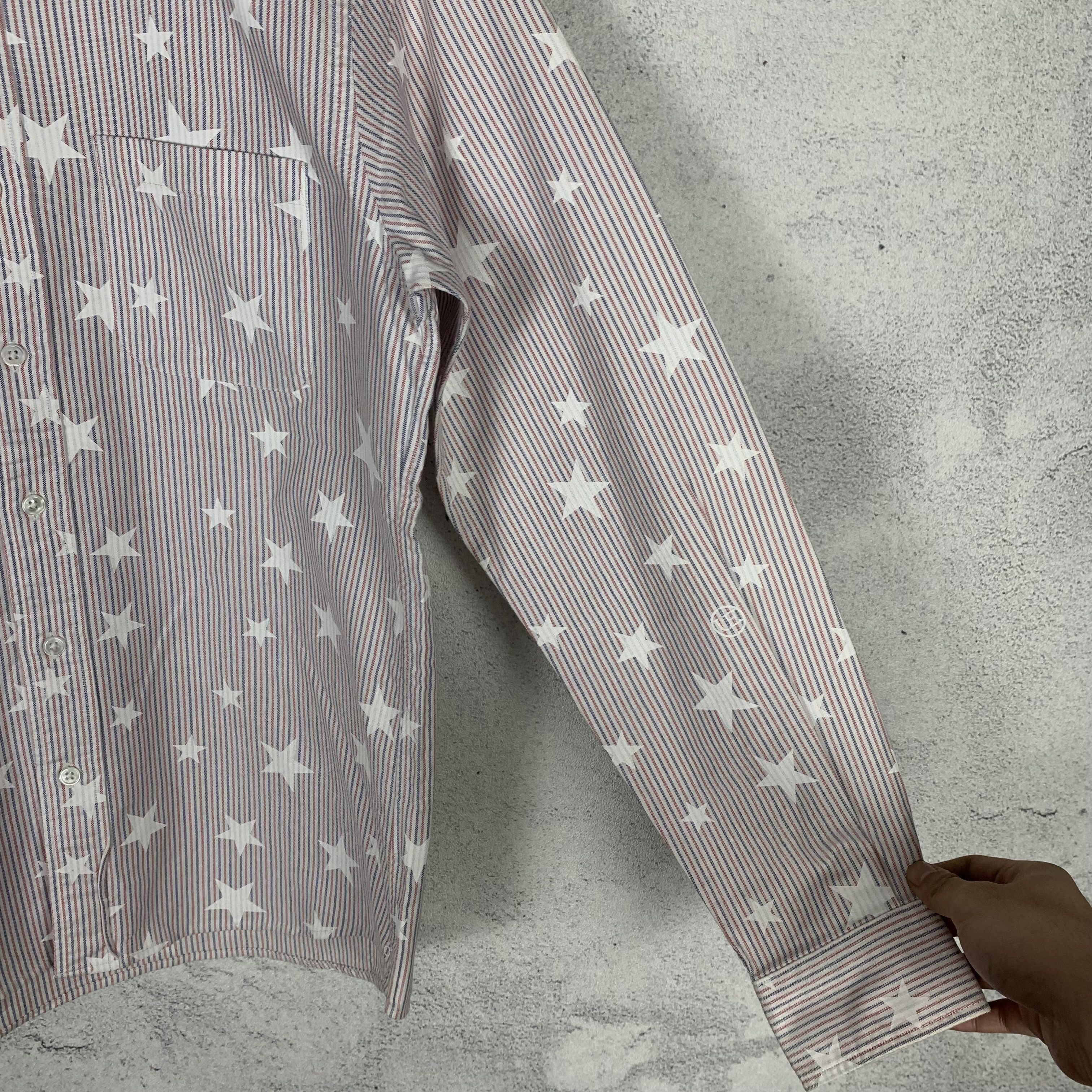 Fragment Design Uniform Experiment Stripes Stars Button Down Shirt Size US M / EU 48-50 / 2 - 5 Thumbnail