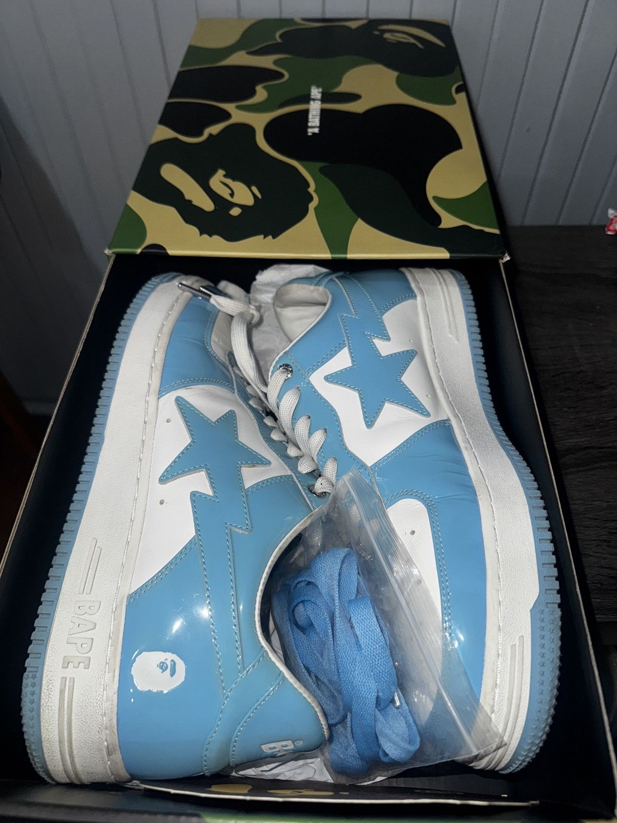 Bape Bape Sta Blue Sax Size 12 Size US 12 / EU 45 - 9 Thumbnail