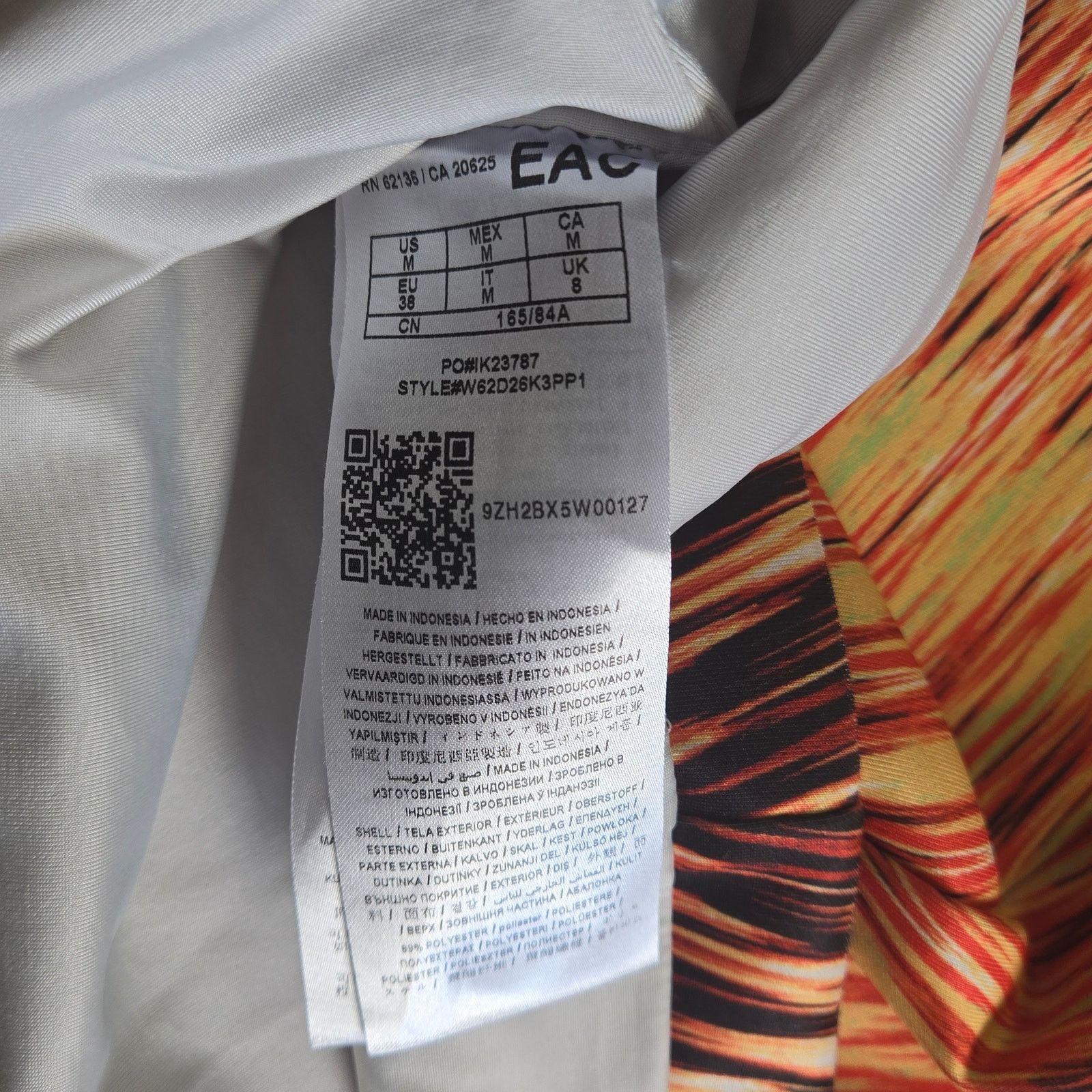 Guess Guess White Orange Fiery Pencil Skirt Size Medium Size 30" / US 8 / IT 44 - 4 Thumbnail