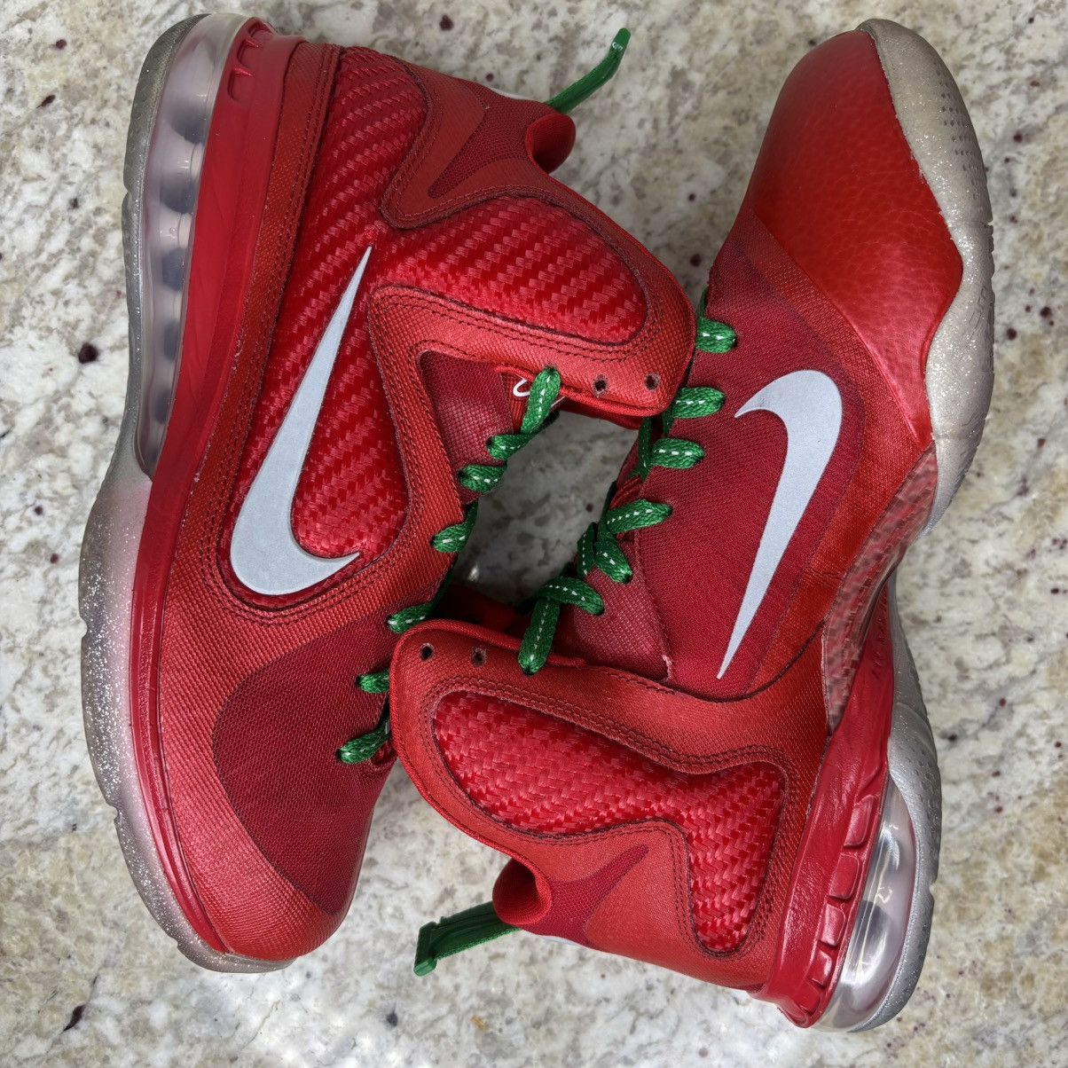 Nike Size 8-Nike LeBron 9 Christmas 2011ICY ❄️VERY CLEAN SHIP ASAP Size US 8 / EU 41 - 13 Thumbnail