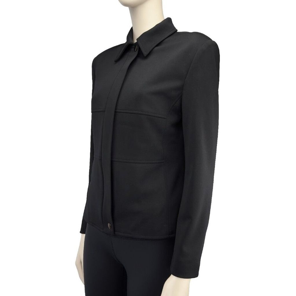 Levi's Vintage Clothing CLEO Lightweight Minimalist Black Shoulderpads Jacket sz 6 Size M / US 6-8 / IT 42-44 - 2 Thumbnail