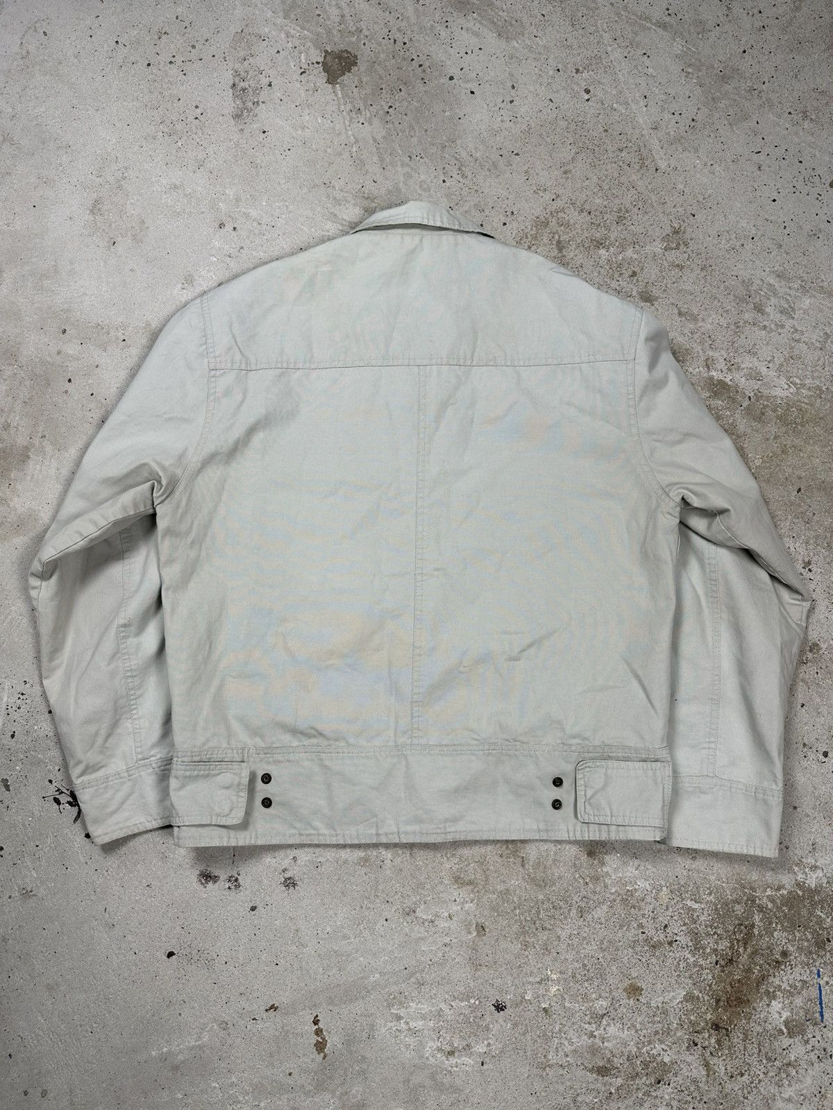 Japanese Brand × Vintage Vintage Y2K Work Style Utility Beige Bomber Jacket Size US L / EU 52-54 / 3 - 2 Thumbnail