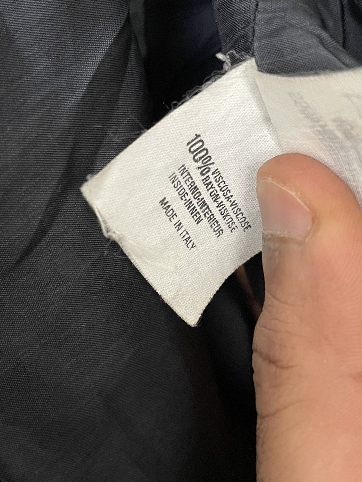 Maison Margiela Maison Martin Margiela 90s Navy Mixed Wool Trousers Size US 28 / EU 44 - 11 Thumbnail