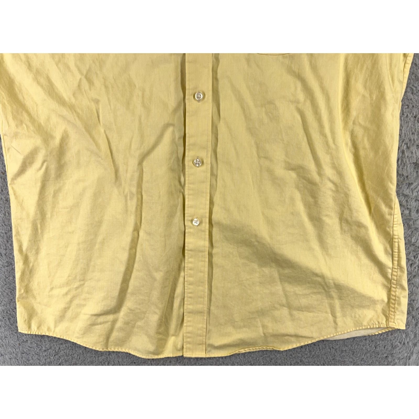 Tommy Hilfiger Tommy Hilfiger Shirt Men 16 Yellow 32-33 Button Regular Fit Pocket Long Sleeve Size US L / EU 52-54 / 3 - 5 Thumbnail