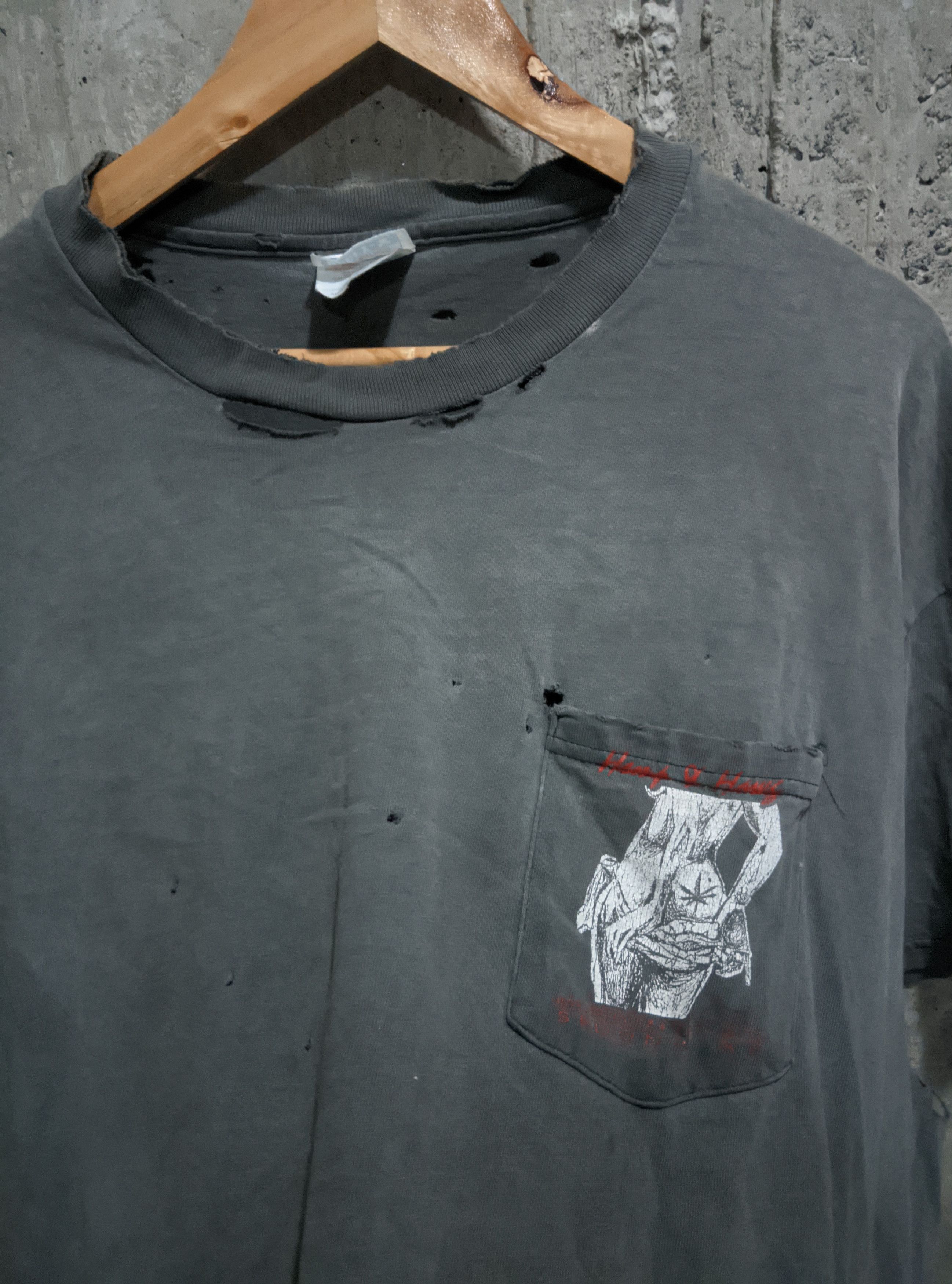 Harley Davidson Vintage 90s thrashed Harley Davidson hemp And hawg Size US XL / EU 56 / 4 - 3 Thumbnail