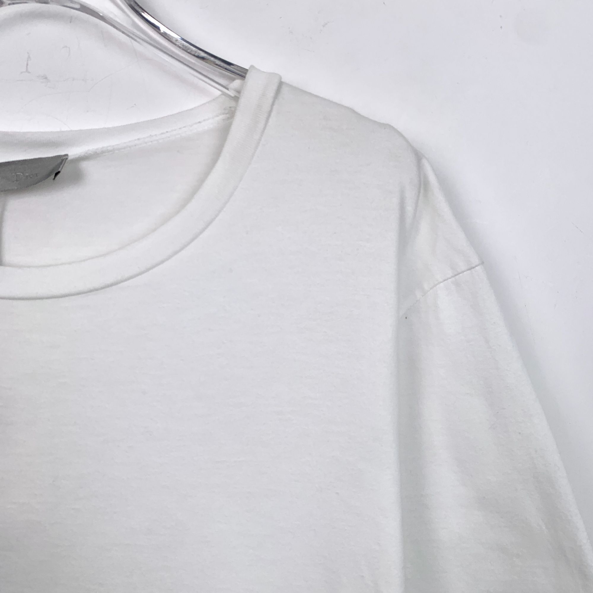 Dior Dior White Letter Print Cotton Short Sleeve T-Shirt (Size L) Size US L / EU 52-54 / 3 - 6 Thumbnail