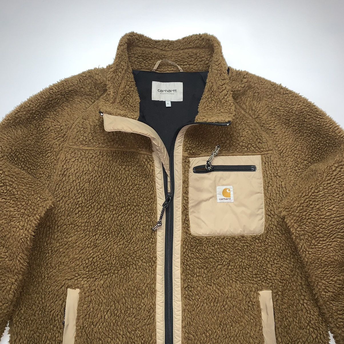 Other CARHARTT WIP PRENTIS LINER SHERPA FLEECE JACKET Size US L / EU 52-54 / 3 - 6 Thumbnail