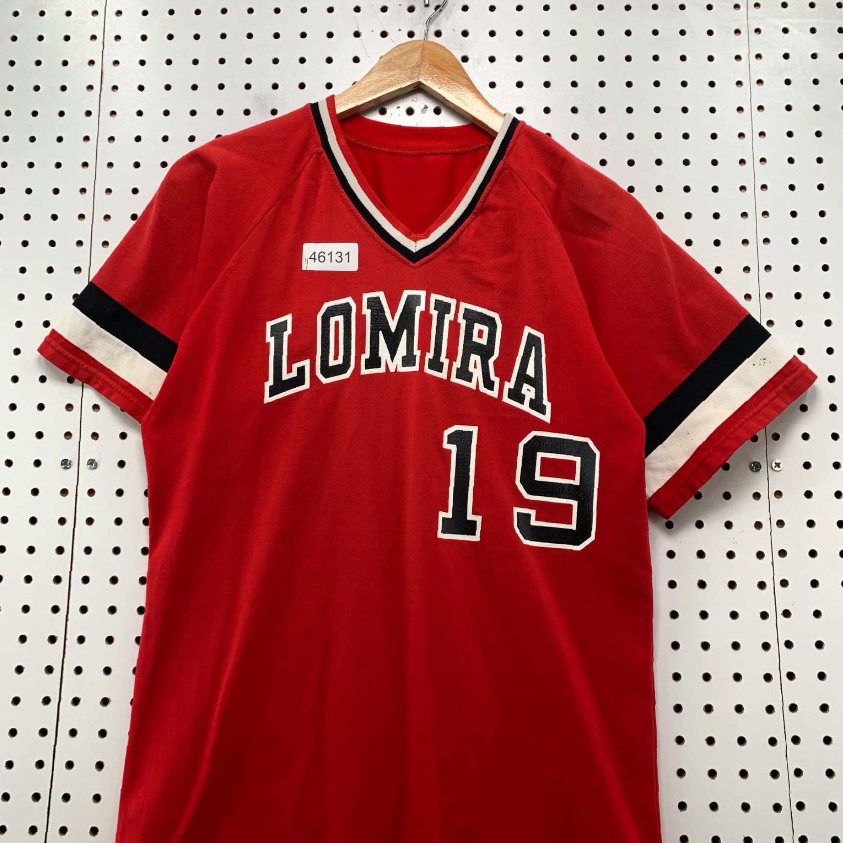 Vintage VINTAGE Sand Knit Baseball Jersey Mens M Red 70s 19 Made USA Size US M / EU 48-50 / 2 - 4 Thumbnail