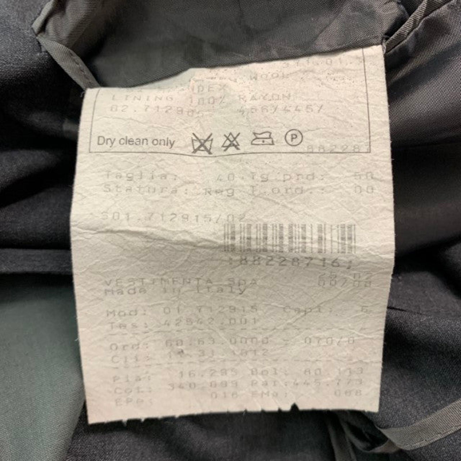 Giorgio Armani GIORGIO ARMANI Grey Wool Spandex Single Button Sport Coat Size 40R - 6 Thumbnail
