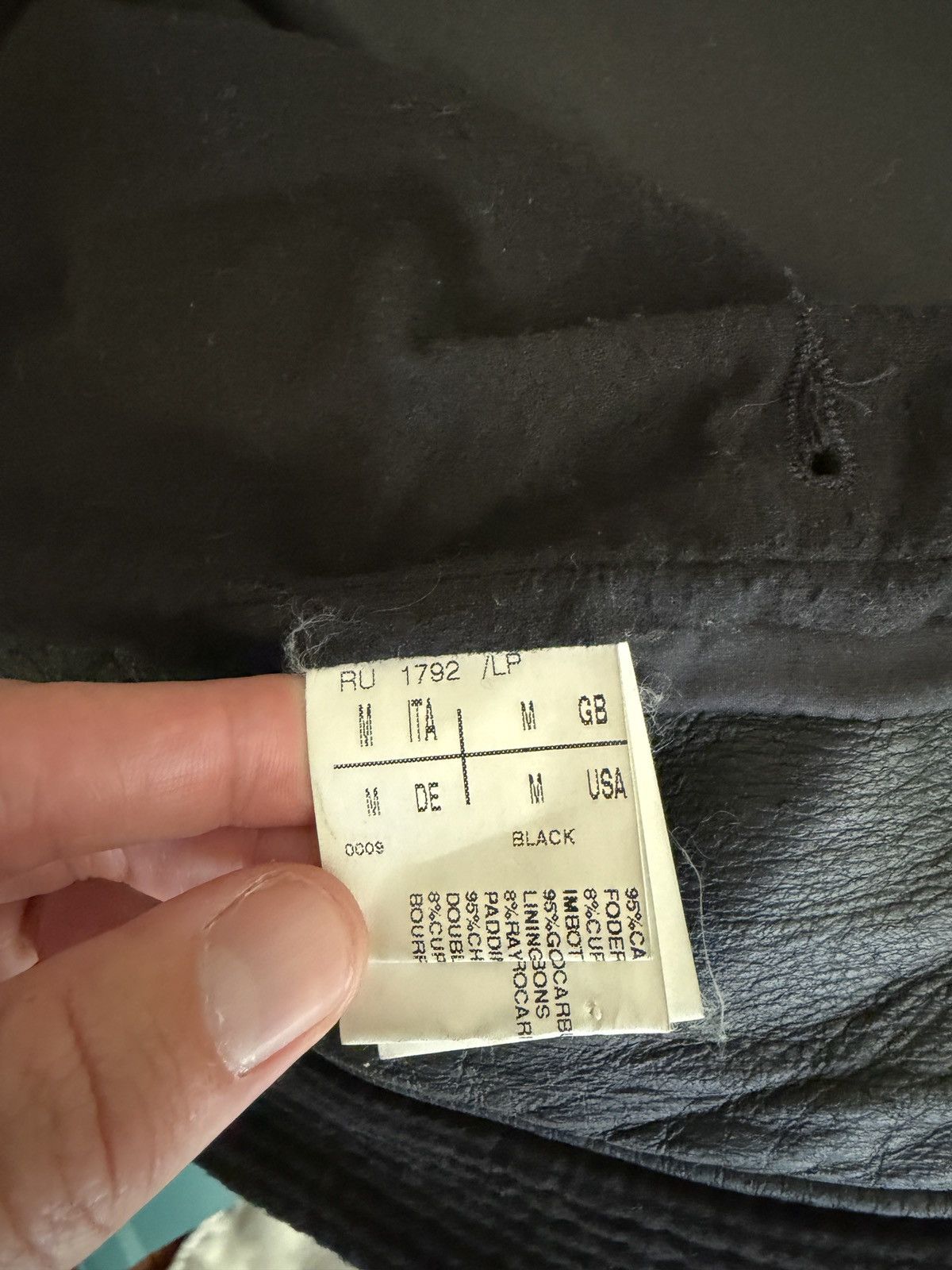 Rick Owens Vintage Rick Owens Leather Jacket Size US M / EU 48-50 / 2 - 9 Thumbnail