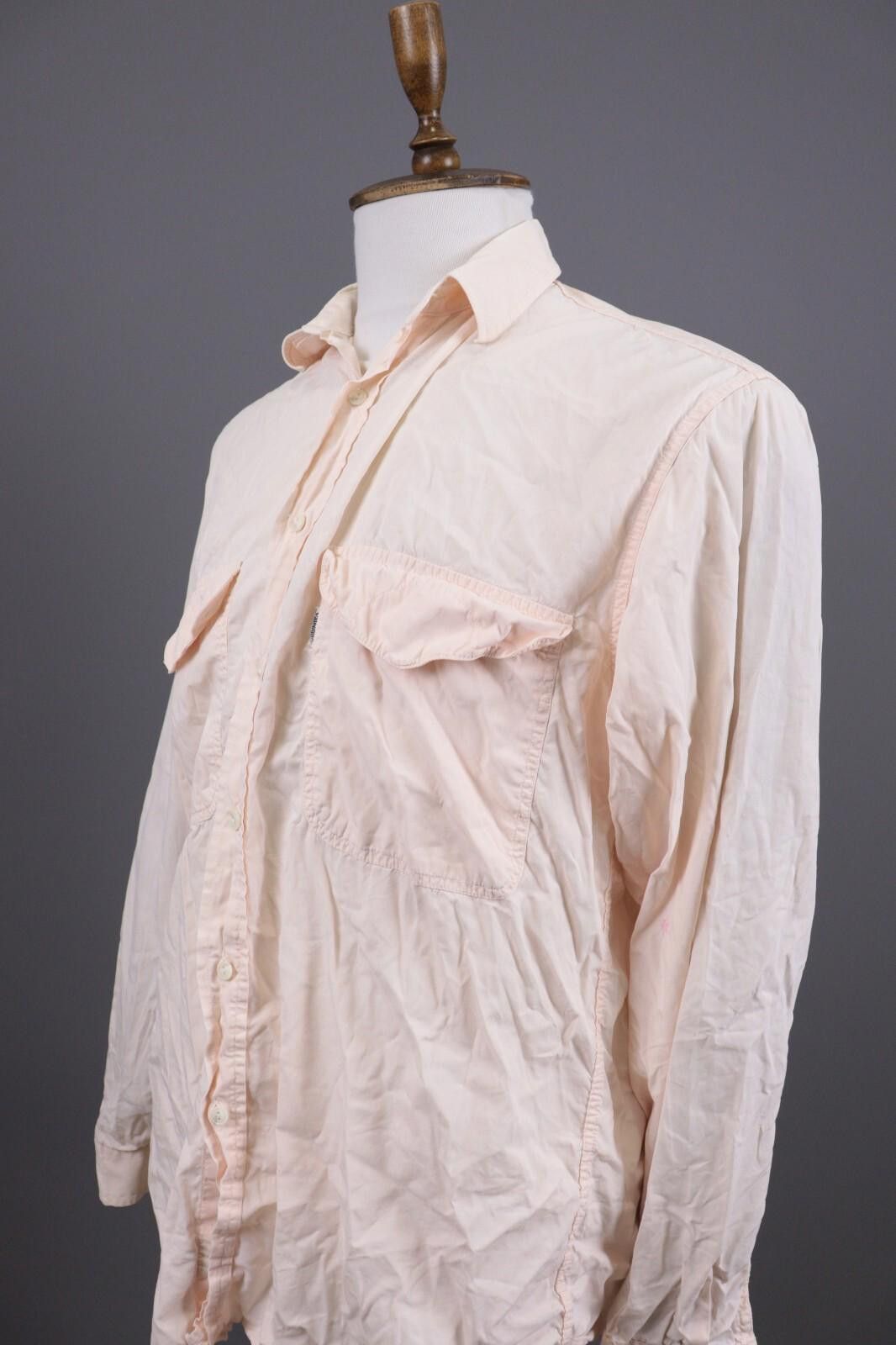 Valentino Valentino Jeans Orange Button Up Dress Shirt Size 41 / 16 Size US M / EU 48-50 / 2 - 8 Thumbnail