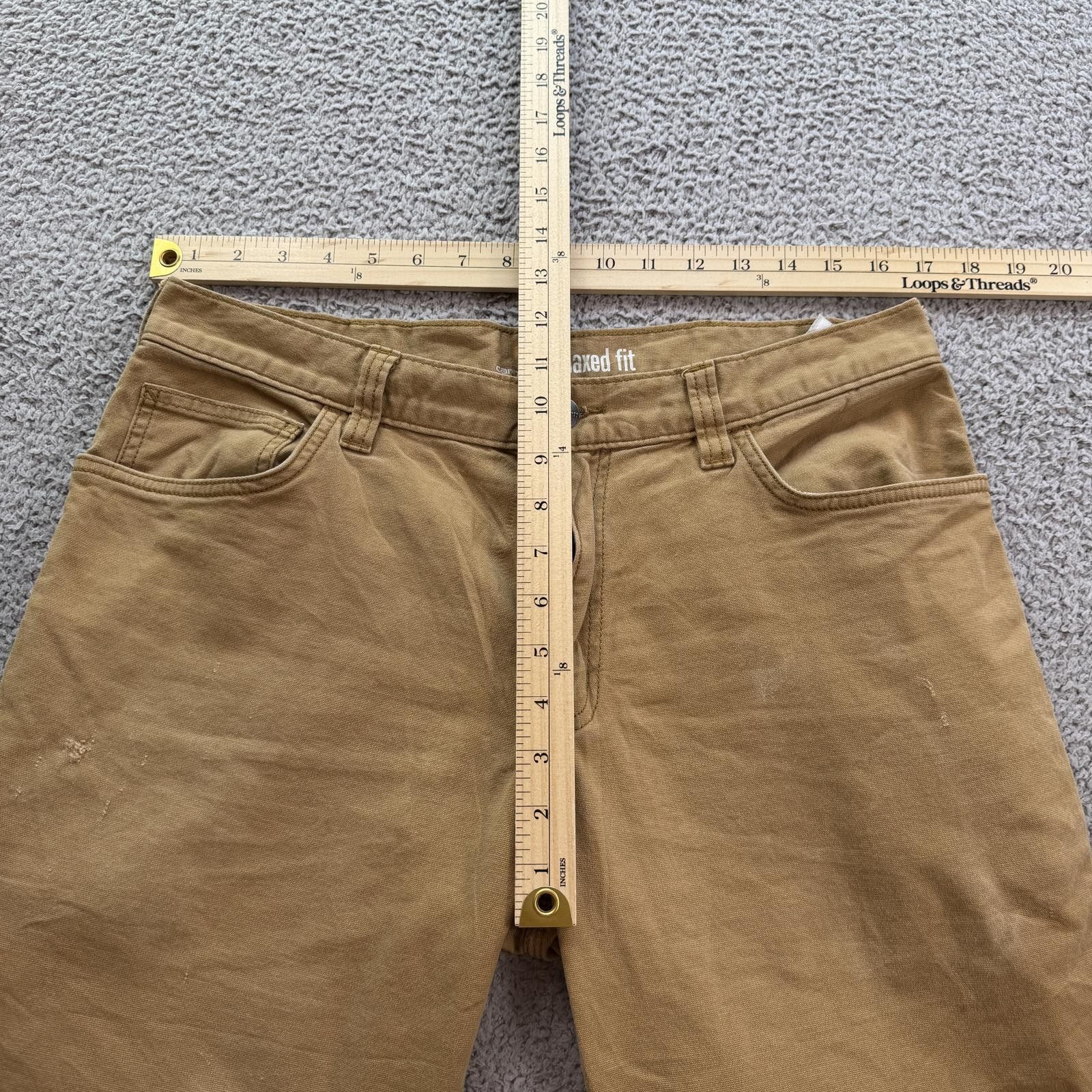 Carhartt Carhartt Relaxed Fit Work Pants Mens 34x30 Tan Duck Canvas Size US 34 / EU 50 - 3 Thumbnail