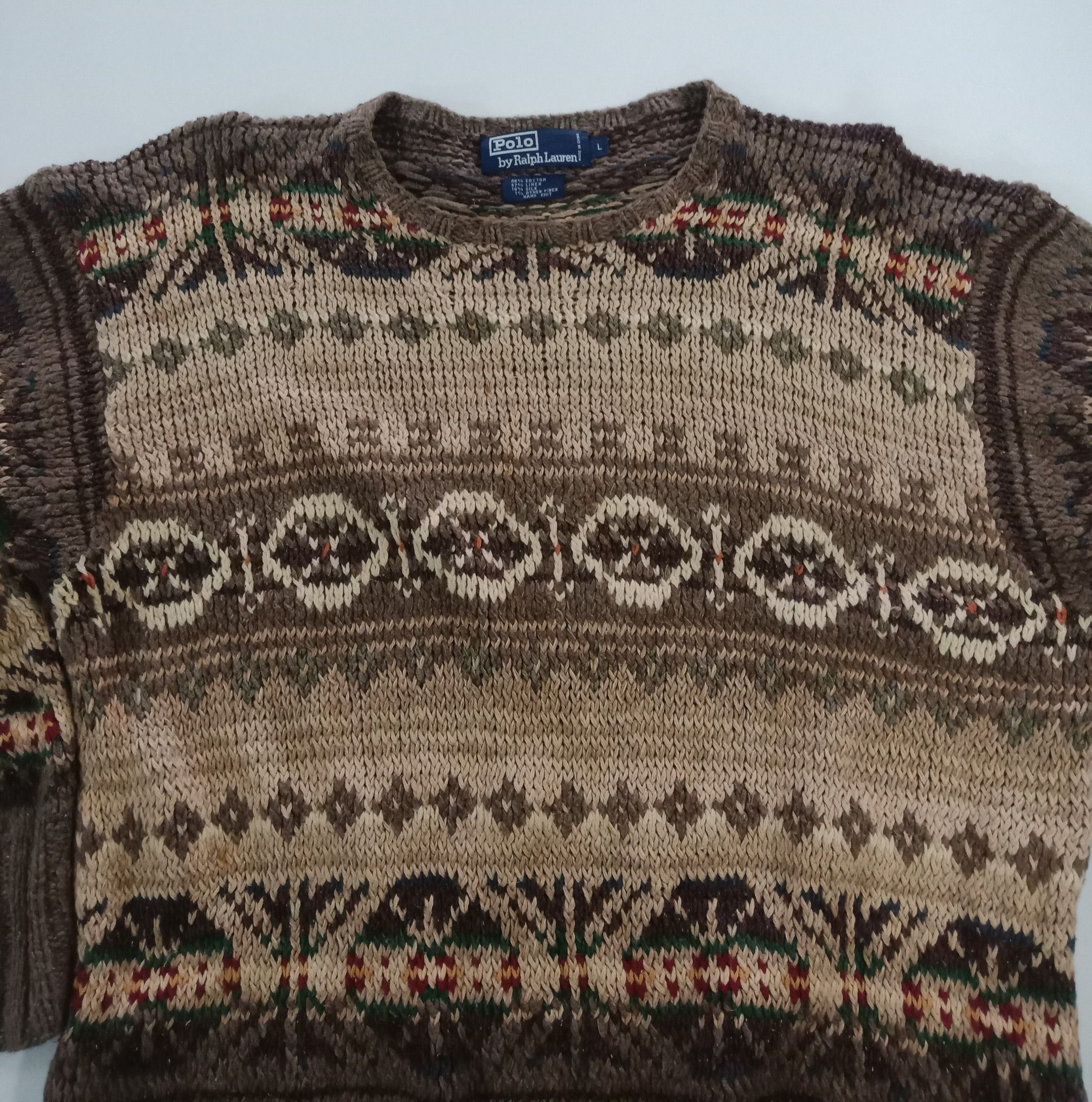 Polo Ralph Lauren Polo Ralph Lauren Silk Handknit 3D #B Size US L / EU 52-54 / 3 - 3 Thumbnail