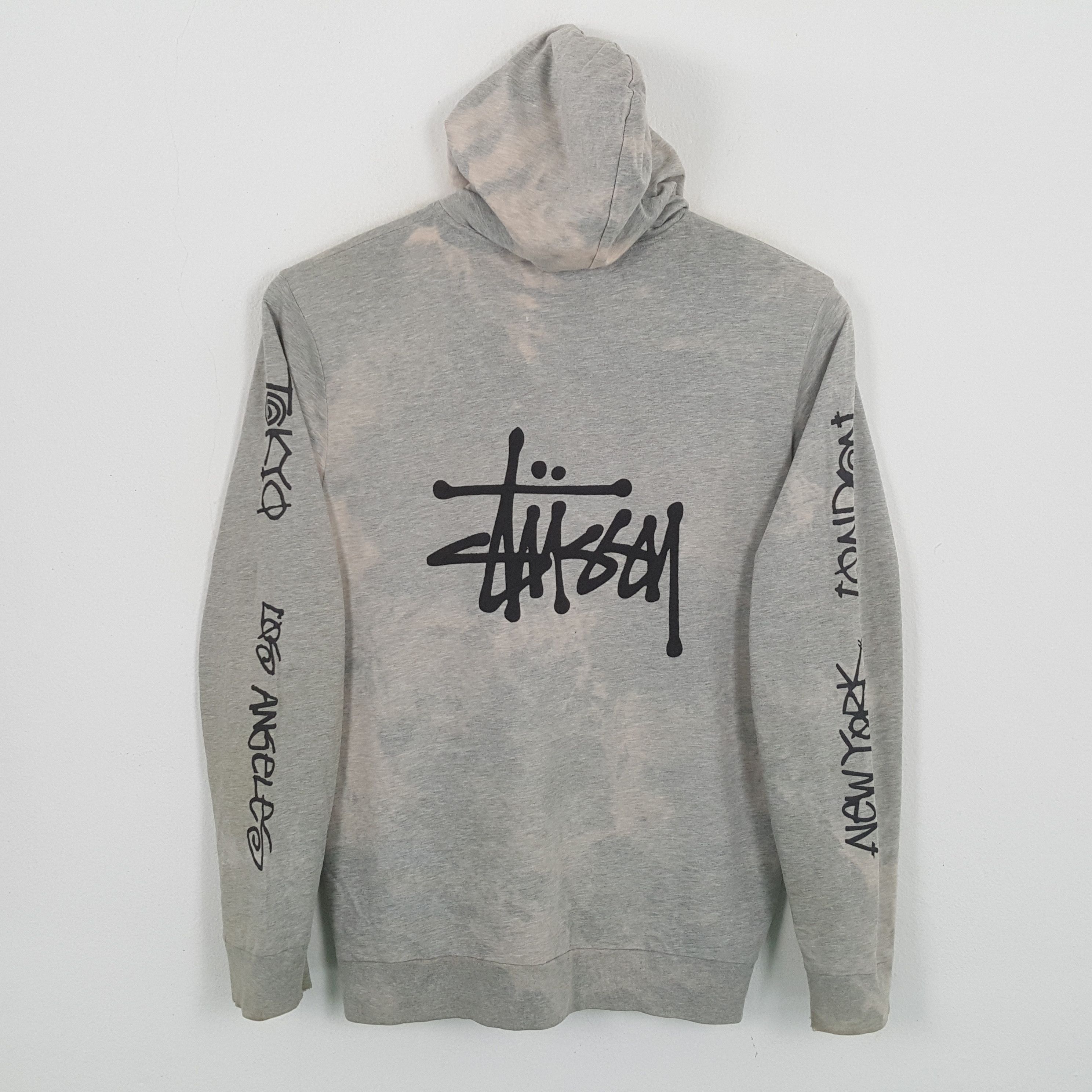 Stussy × Vintage Vintage STUSSY Streetwear Skateboard Logo Design Hoodies Size US M / EU 48-50 / 2 - 1 Thumbnail