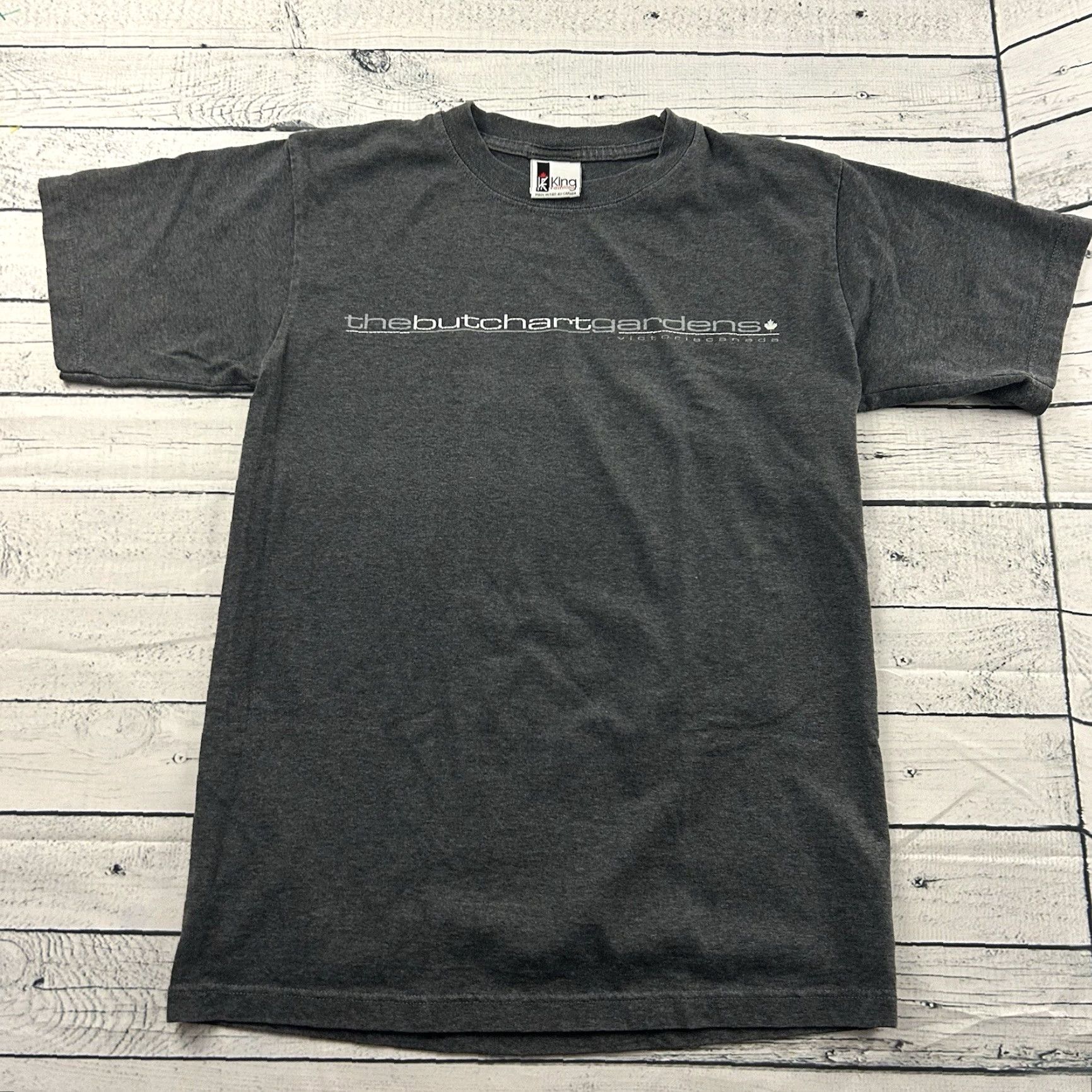 Vintage The Butchart Gardens Victoria Canada Short Sleeve T Shirt Men's Medium Gray Size US M / EU 48-50 / 2 - 2 Thumbnail