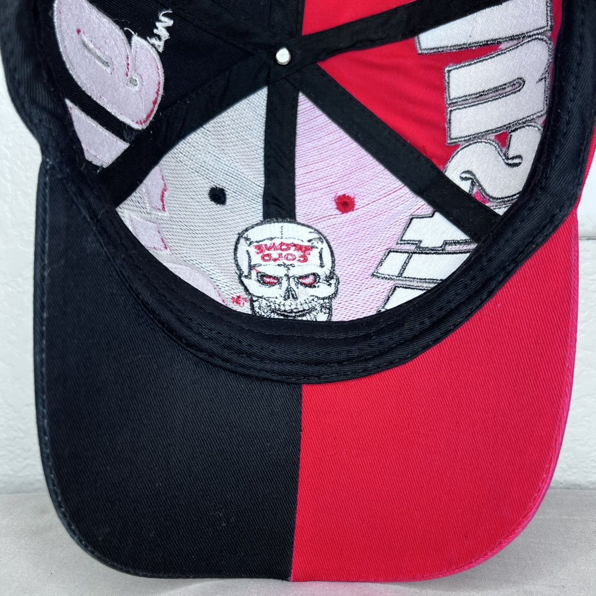 WWF Vintage WWF Stone Cold Steve Austin Skull Embroidered Hat Size ONE SIZE - 11 Thumbnail