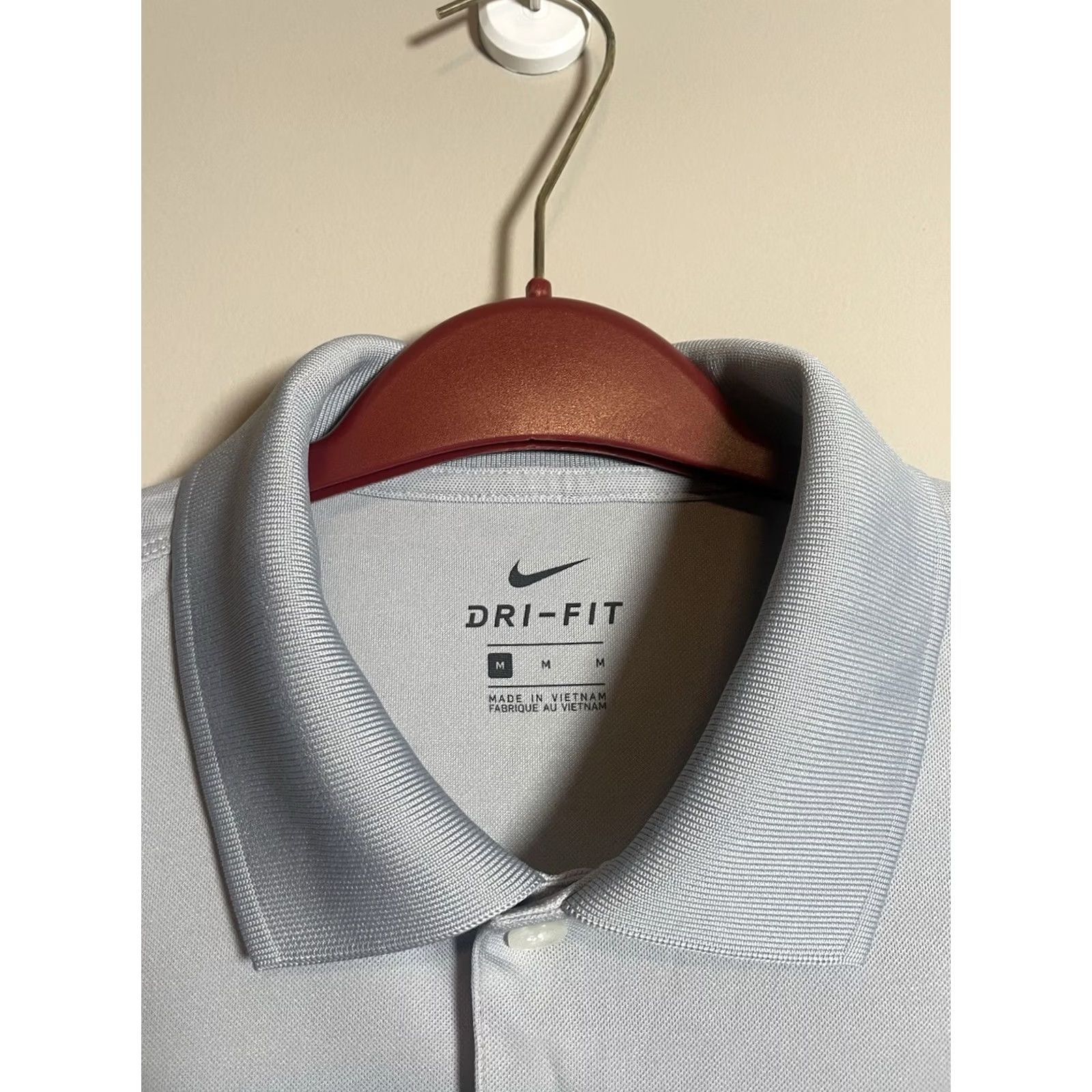 Nike Nike Dri-FIT Micro Pique Polo Mens M Gray NWT Logo Sports Golf Shirt Size US M / EU 48-50 / 2 - 4 Thumbnail