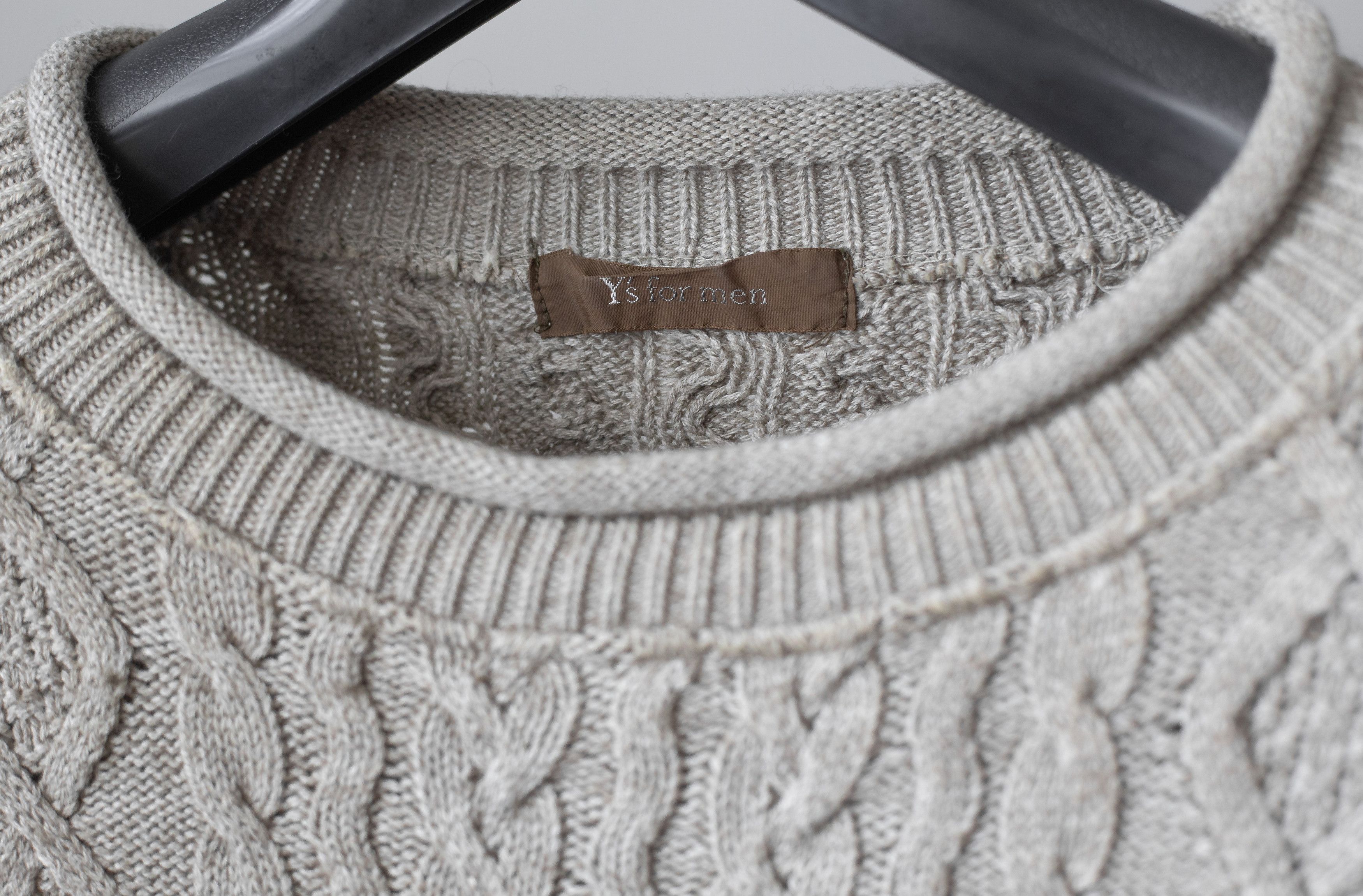 Yohji Yamamoto vintage cable knit Size US L / EU 52-54 / 3 - 6 Thumbnail